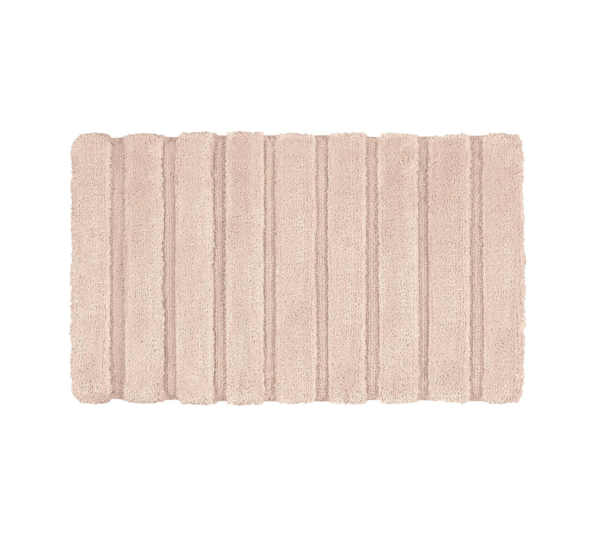 Badteppich Textil Sand 60 x 100 cm