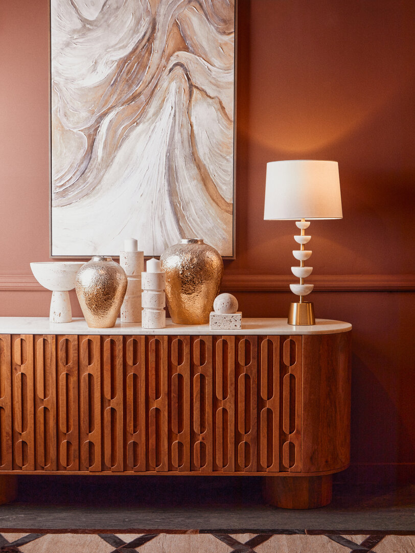 Salmo Square Red Marble Bowl
