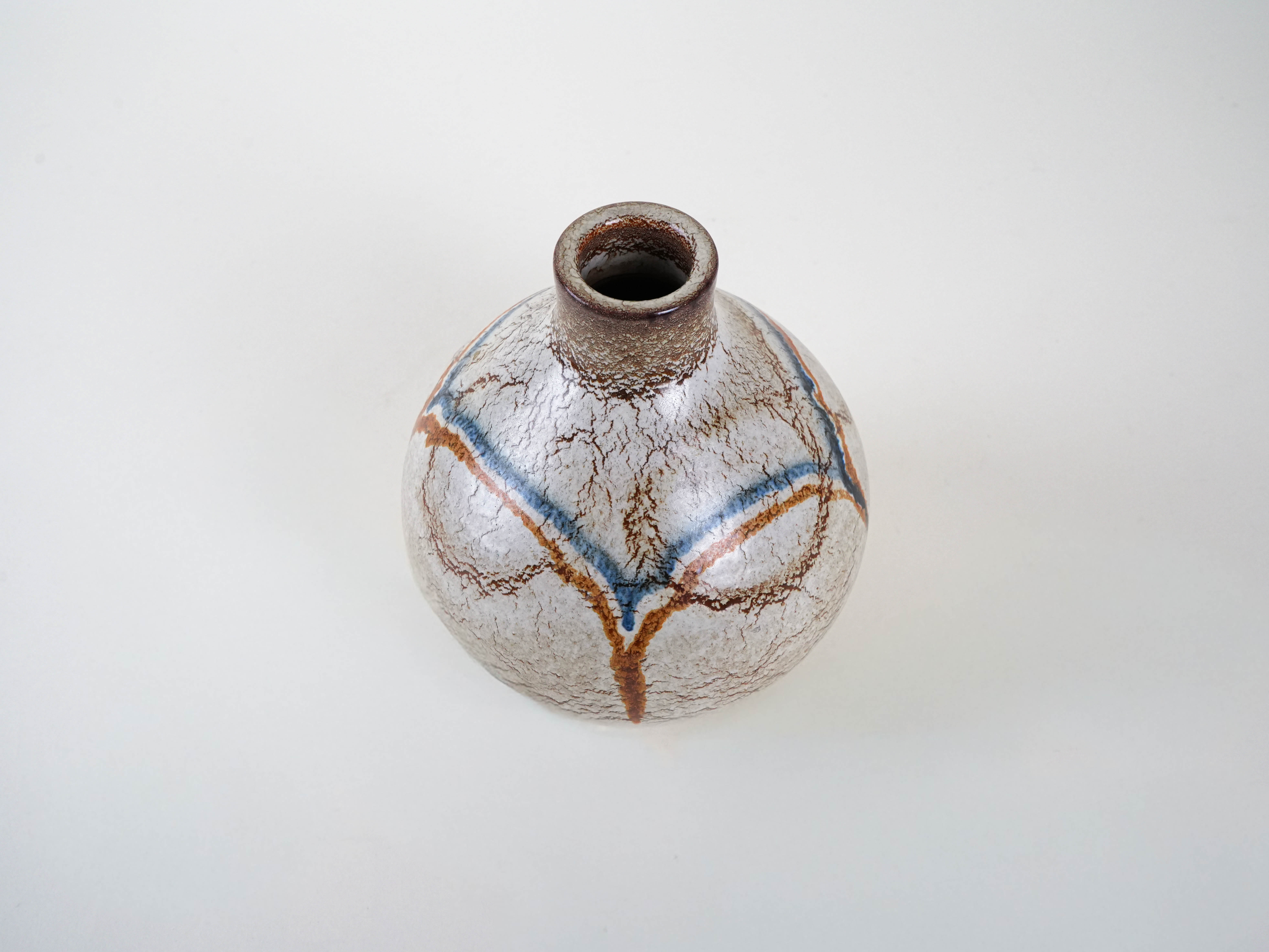 Ceramic vase Multi-colored 1960s