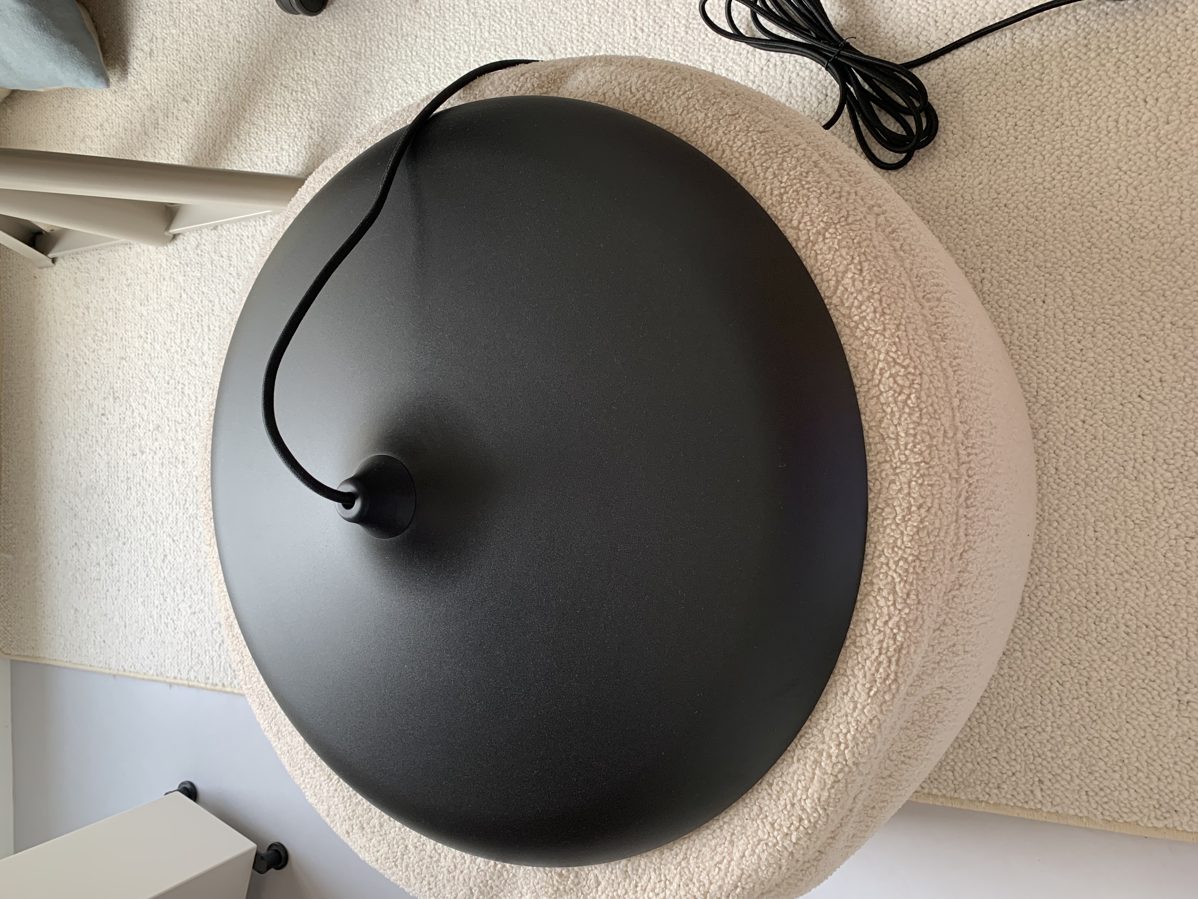 Pendant lamp Aluminum Black