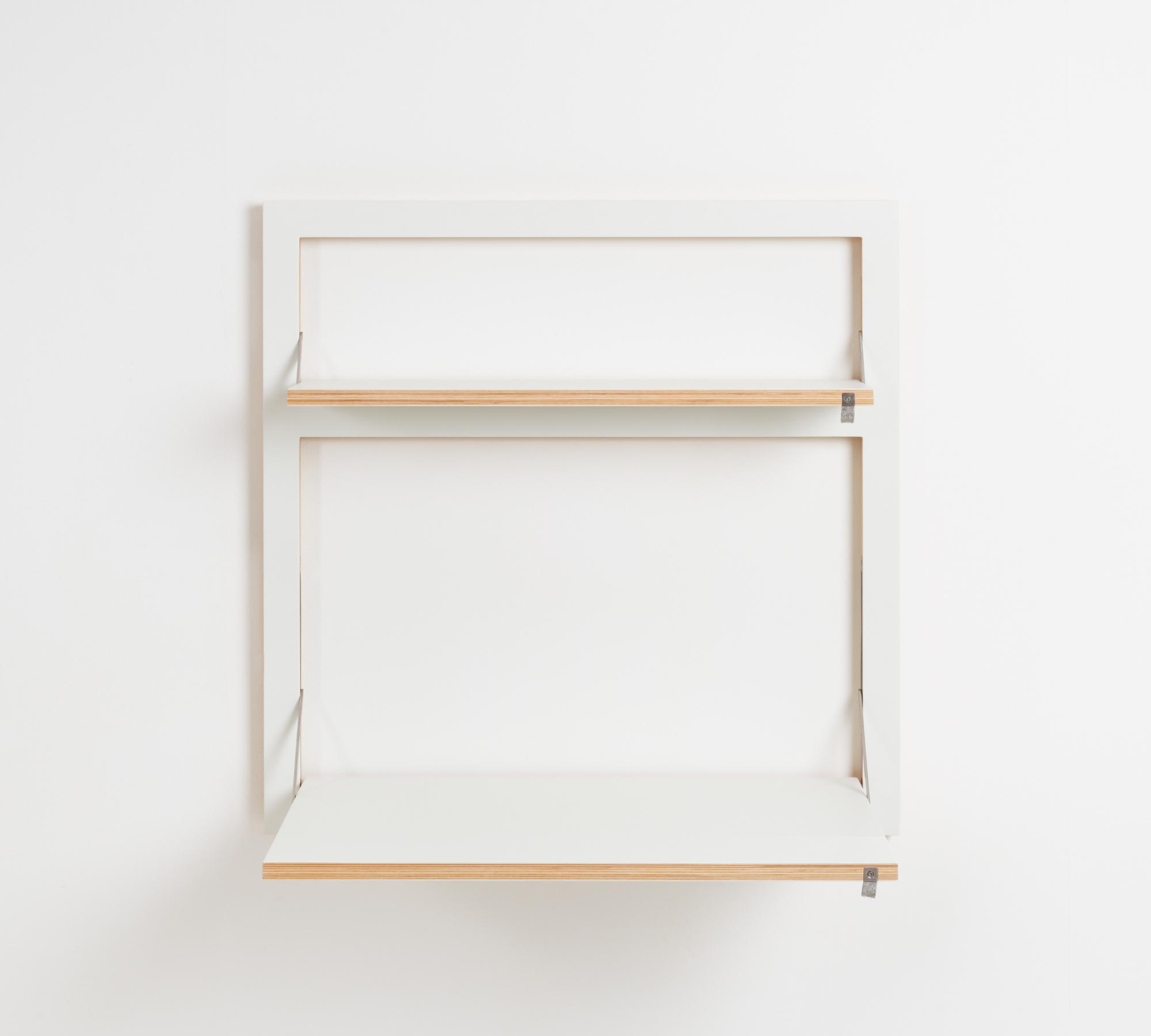 Fläpps Sekretär 80x80-2 Weiß