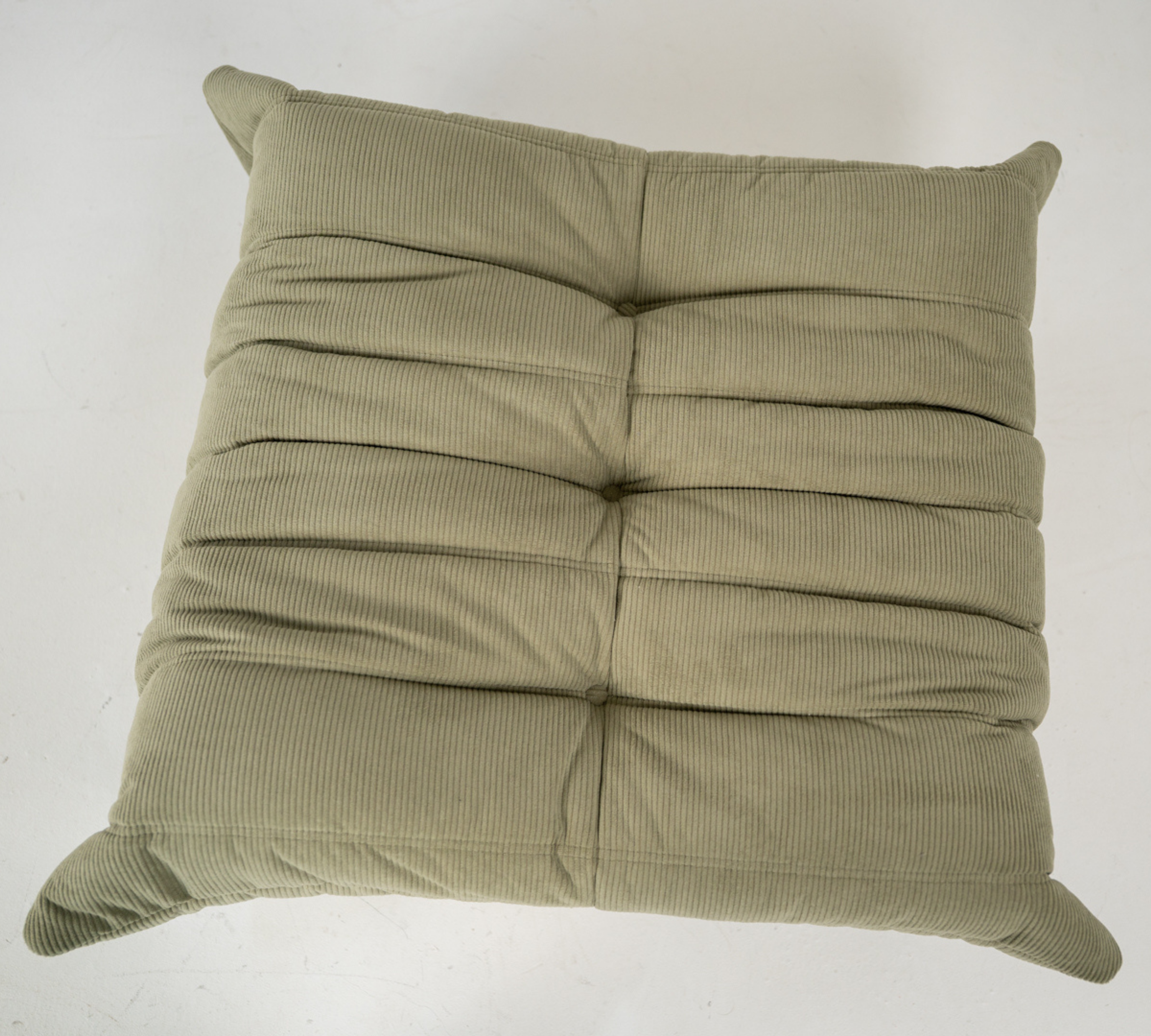 Togo Set lounge 5 pezzi velluto a coste corallo