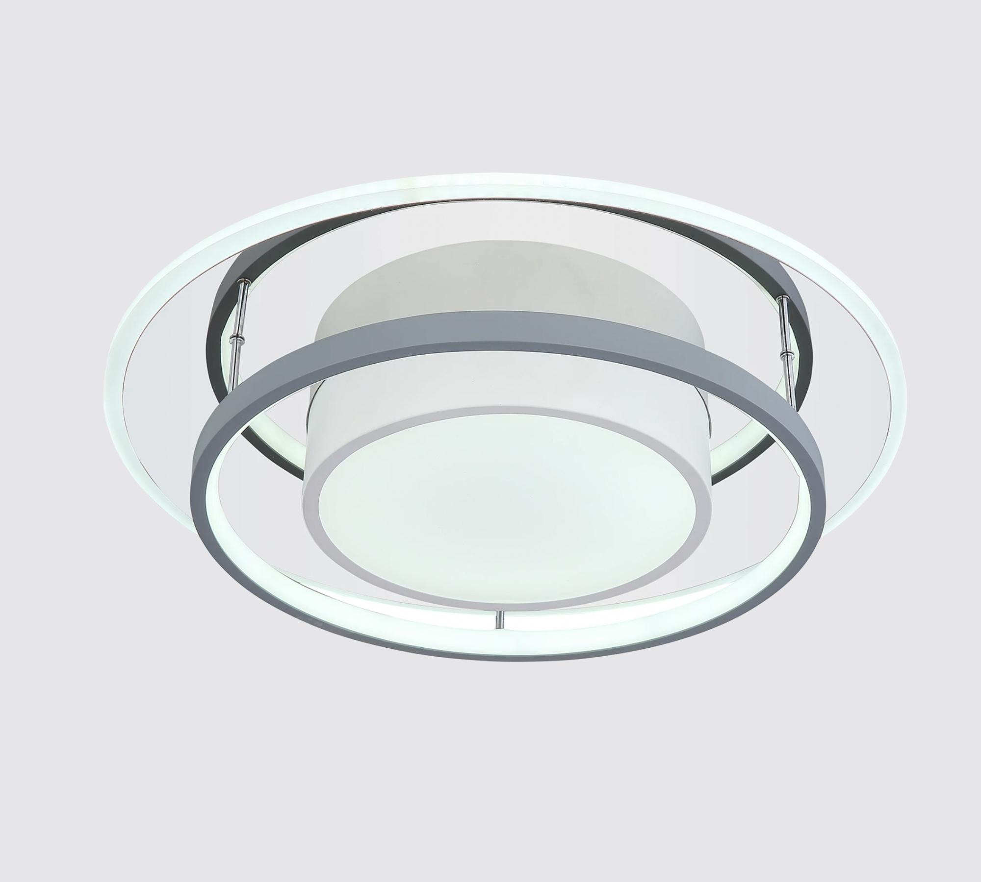 LED Deckenleuchte Acrylglas, Eisen 4-Flammig