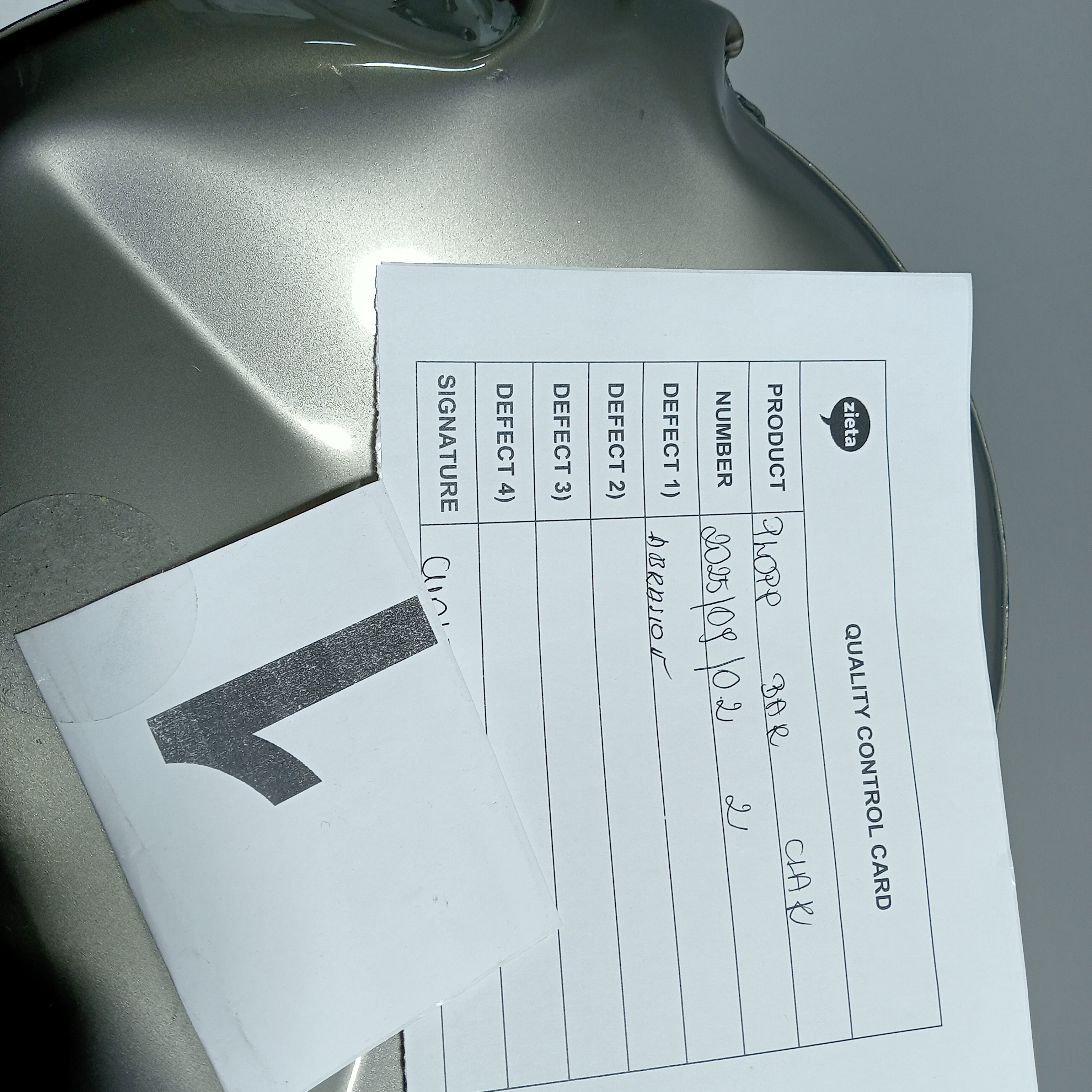 Plopp Bar stool steel raw lacquered