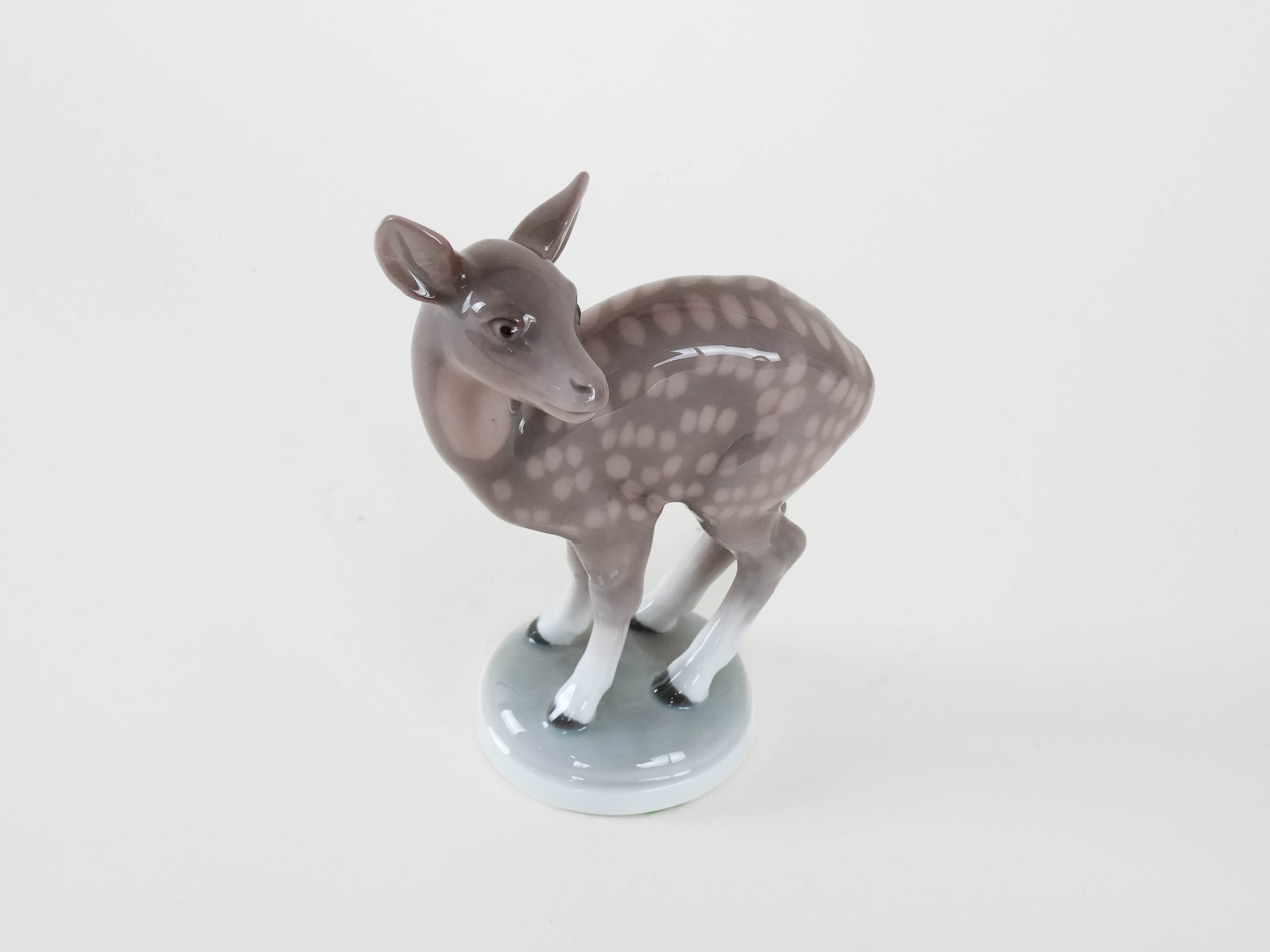 Hirschfigur Porzellan 1970er Jahre