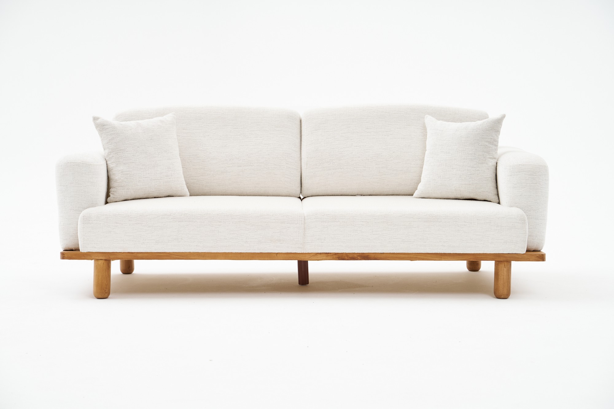 Rens Sofa 4-Sitzer Creme