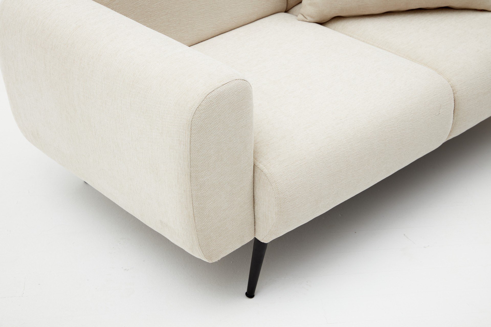 Side Sofa 2-Sitzer Creme