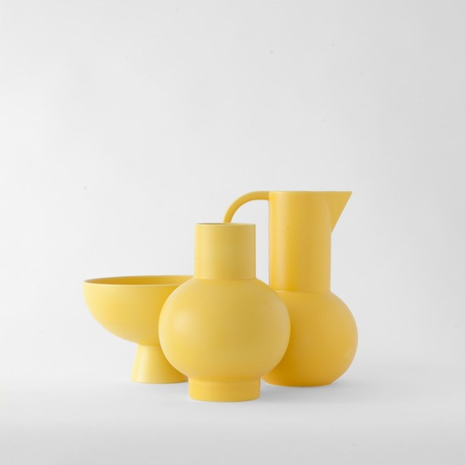 Strøm Medium Kanne Keramik Gelb