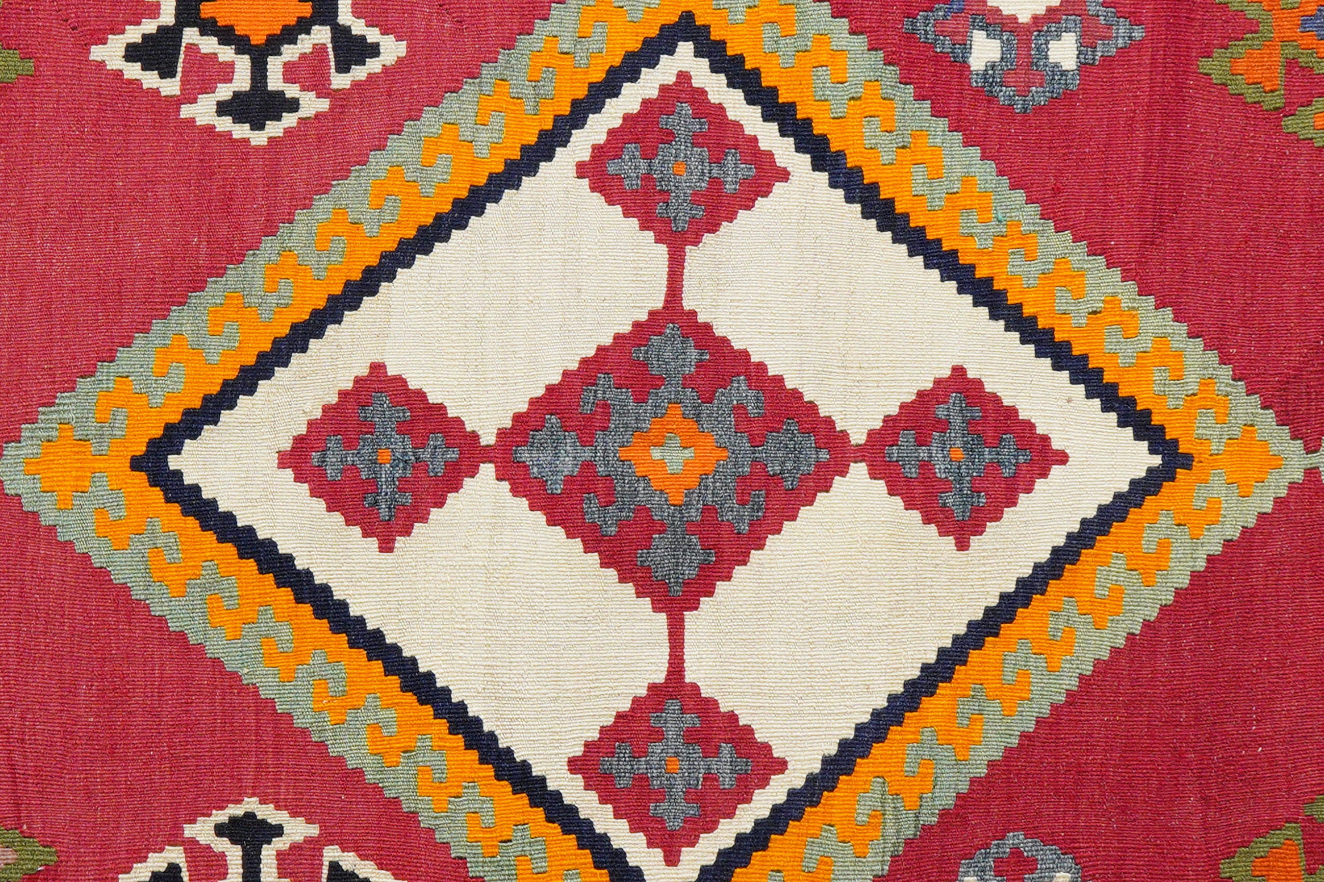 Kilim Gashgai Teppich Rot