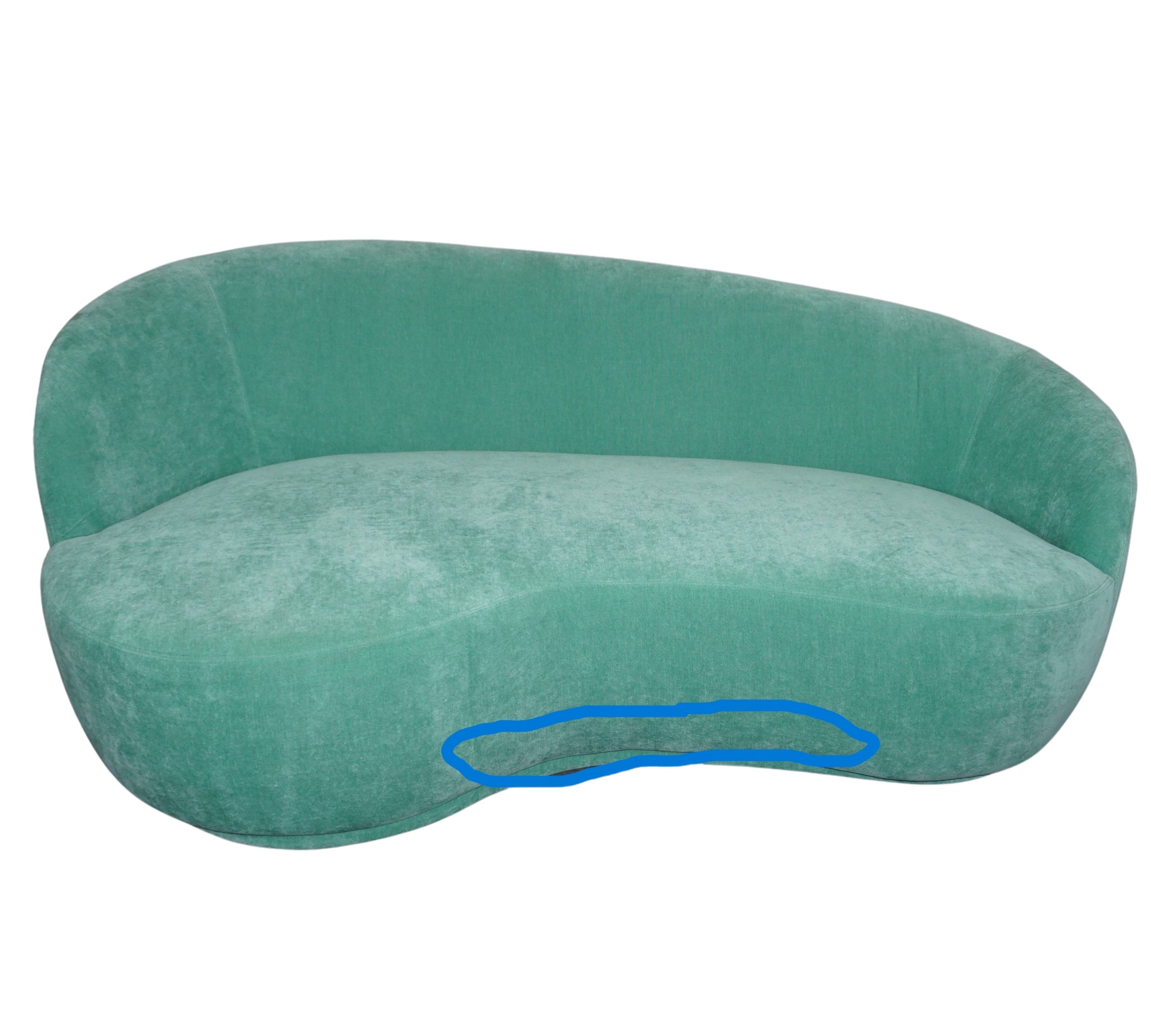 Rose Sofa 2,5-Sitzer Links Moss Grass Green