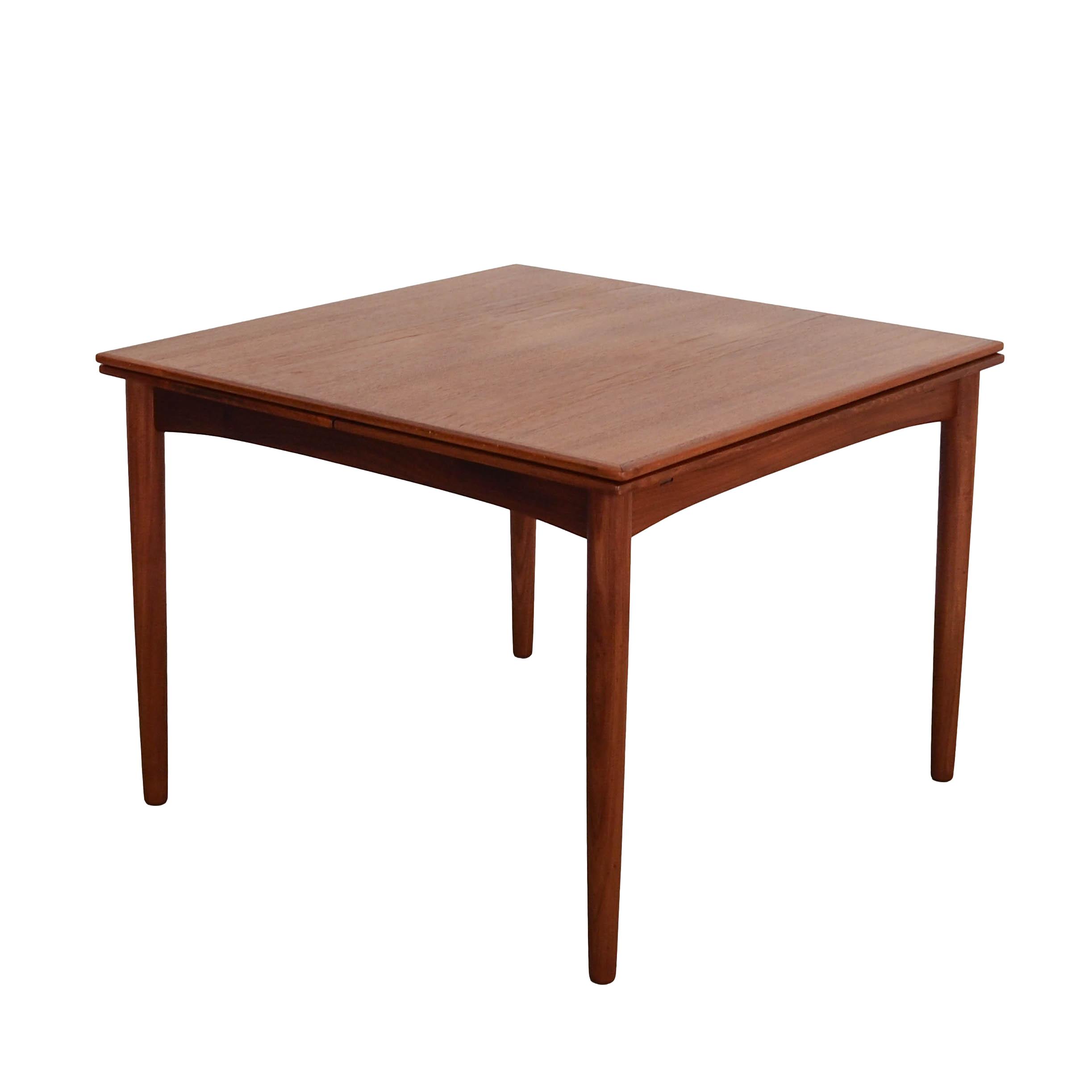 Teak table Brown 1970s