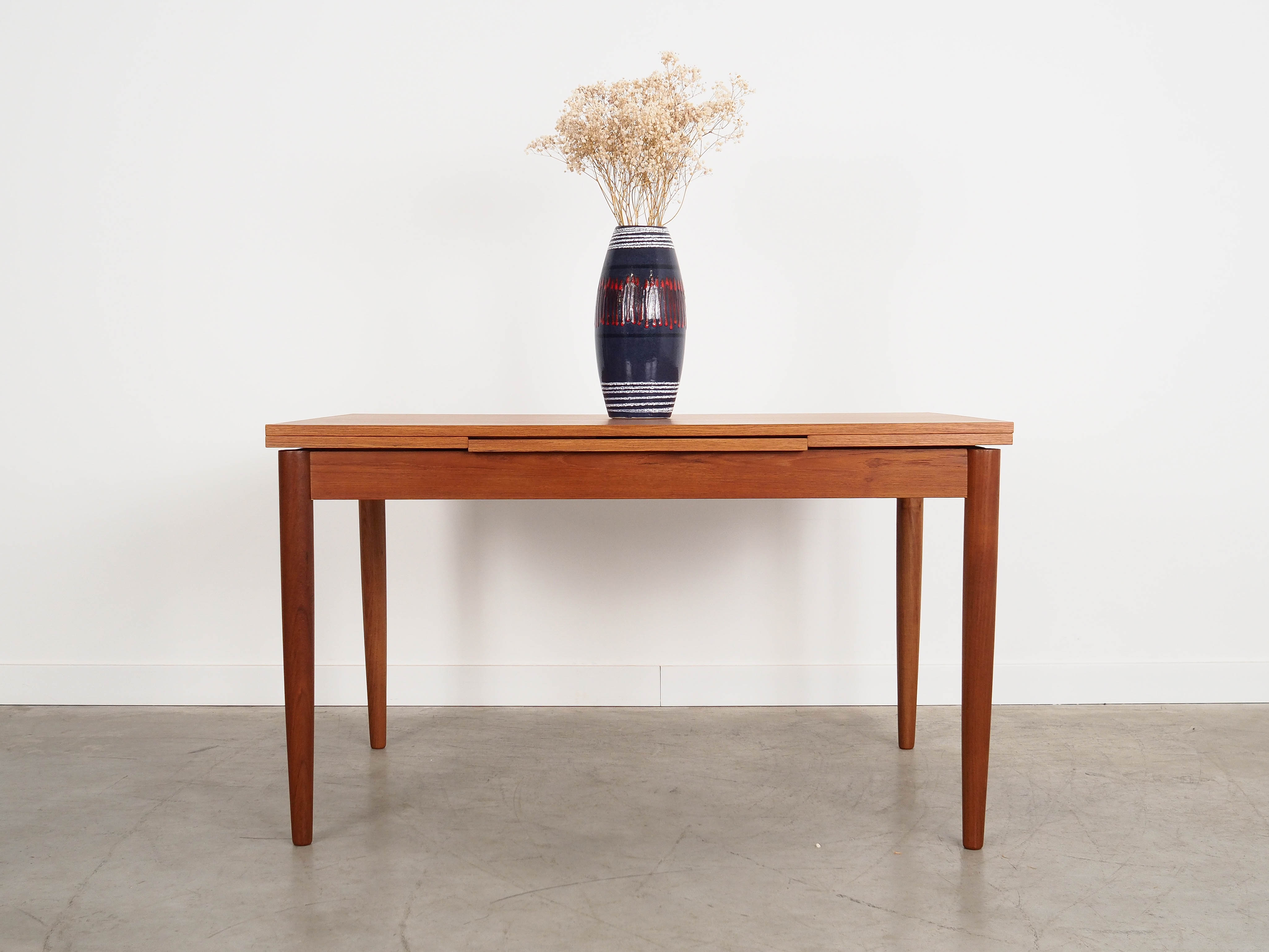 Teaktisch Braun 1970er Jahre