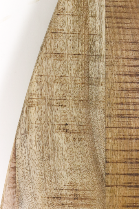 Ovale Tischplatte Mangoholz