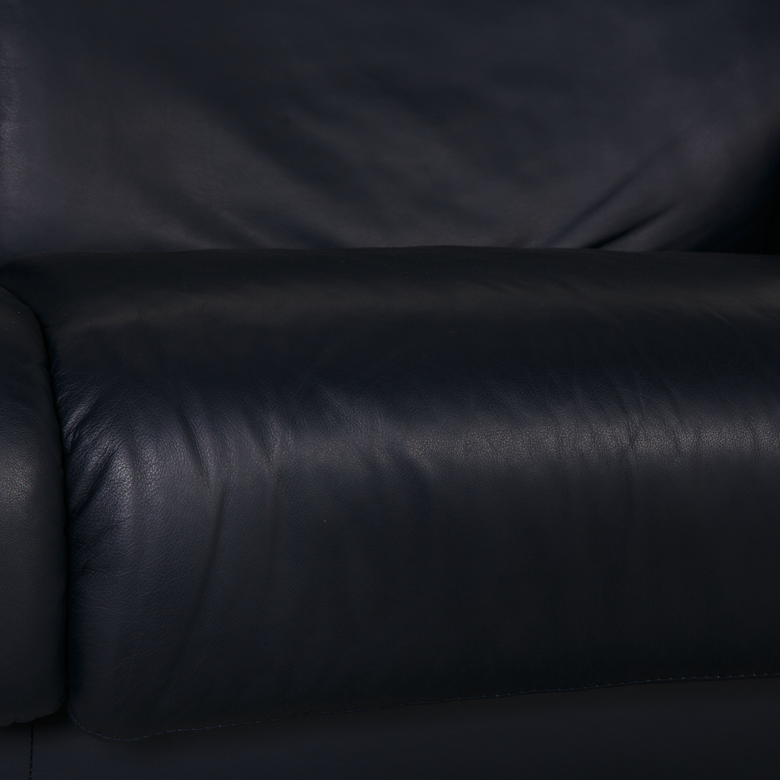 Paradise Sofa 2-Sitzer Leder Dunkelblau