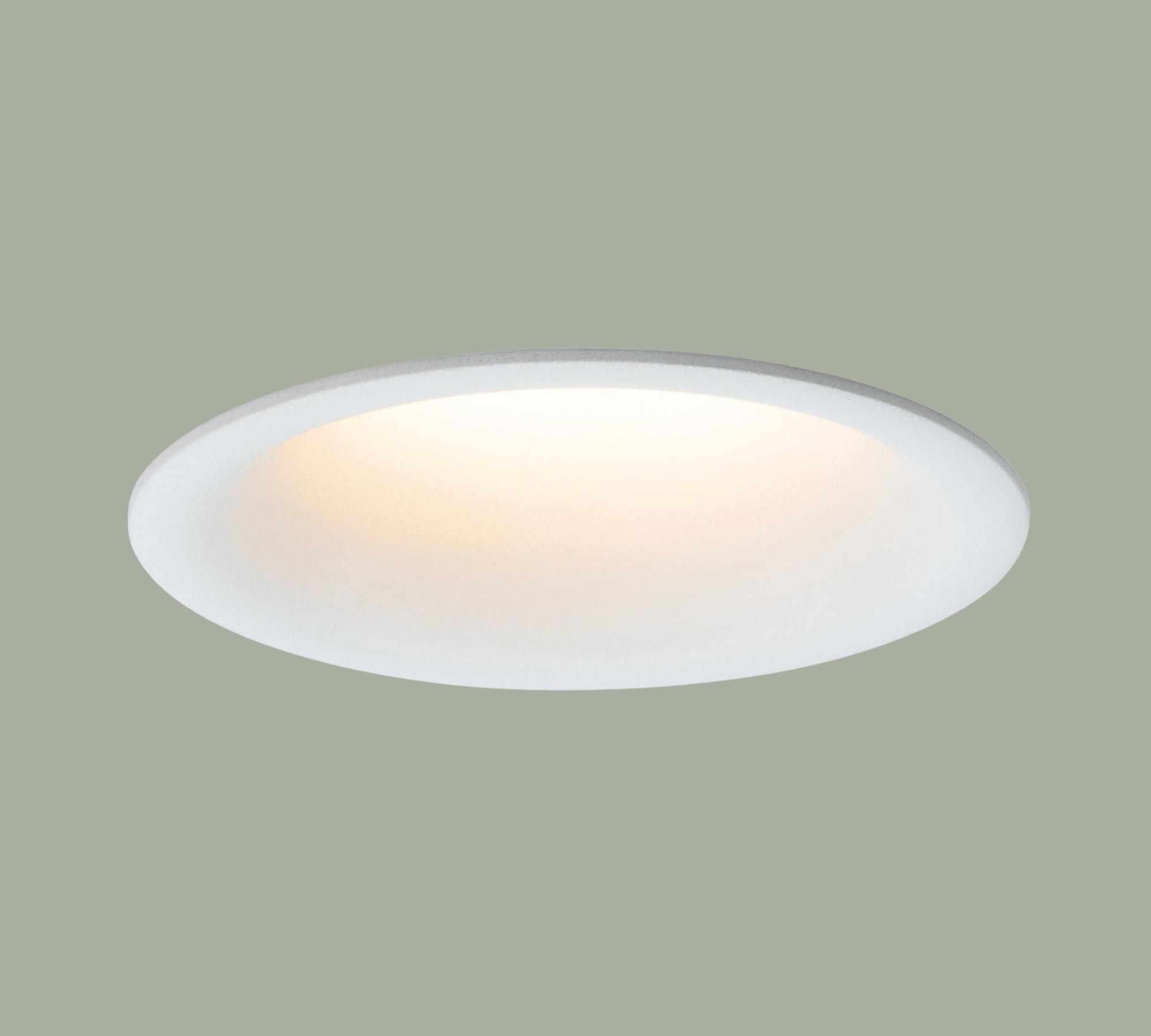 3-flame recessed spotlight acrylic glass white