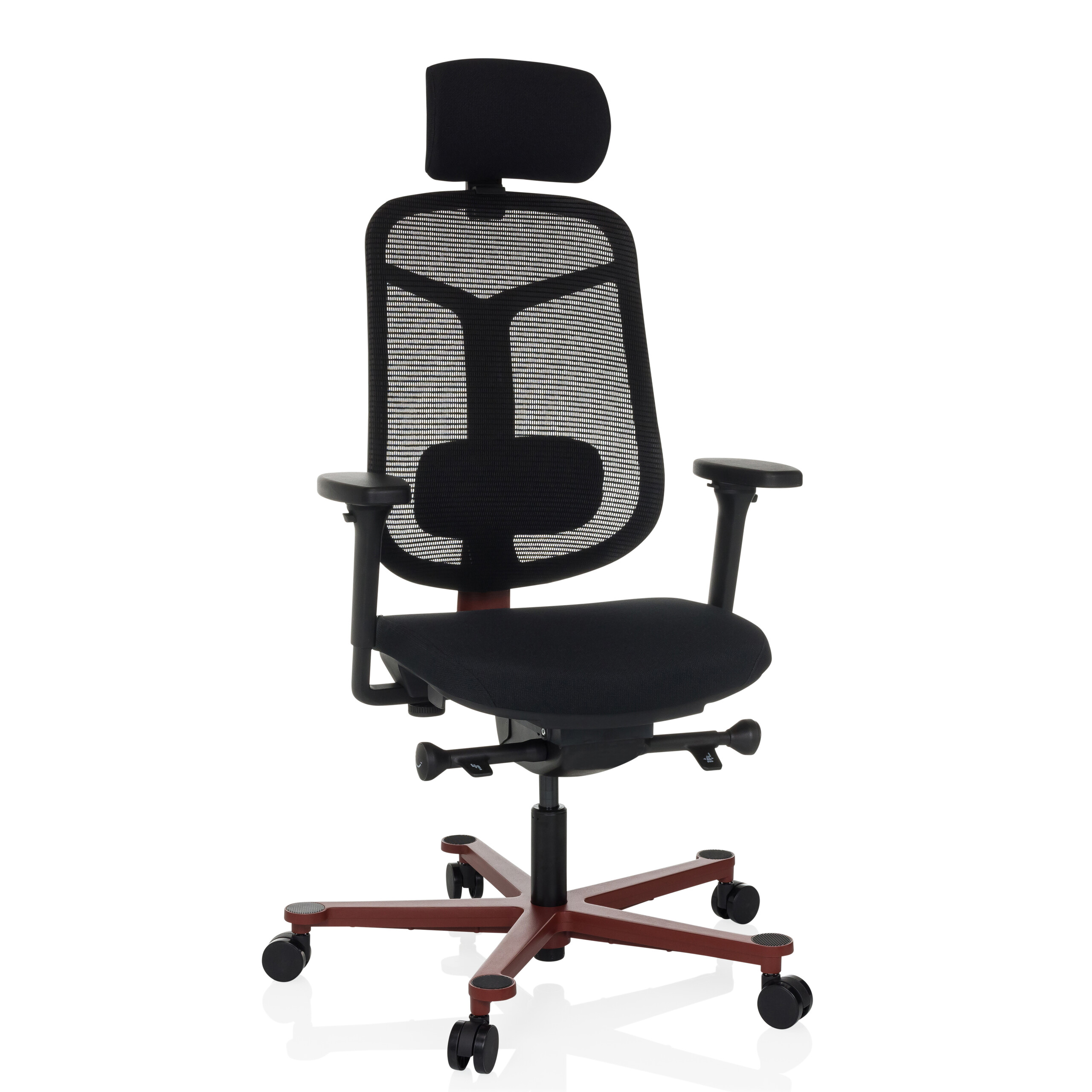 BICOLORE HIGH Bürostuhl Netzstoff Schwarz