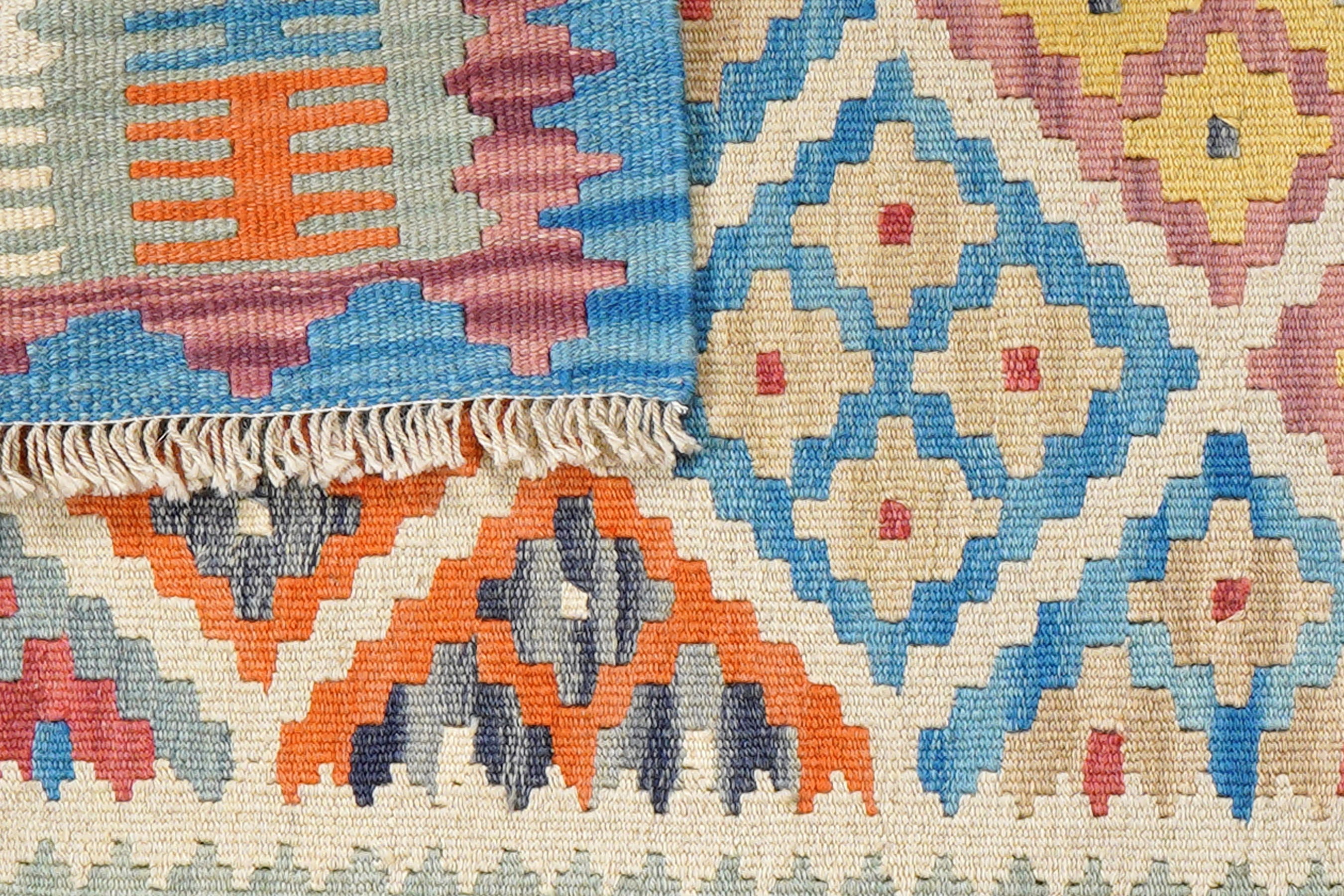 Kilim Gashgai Teppich Mehrfarbig