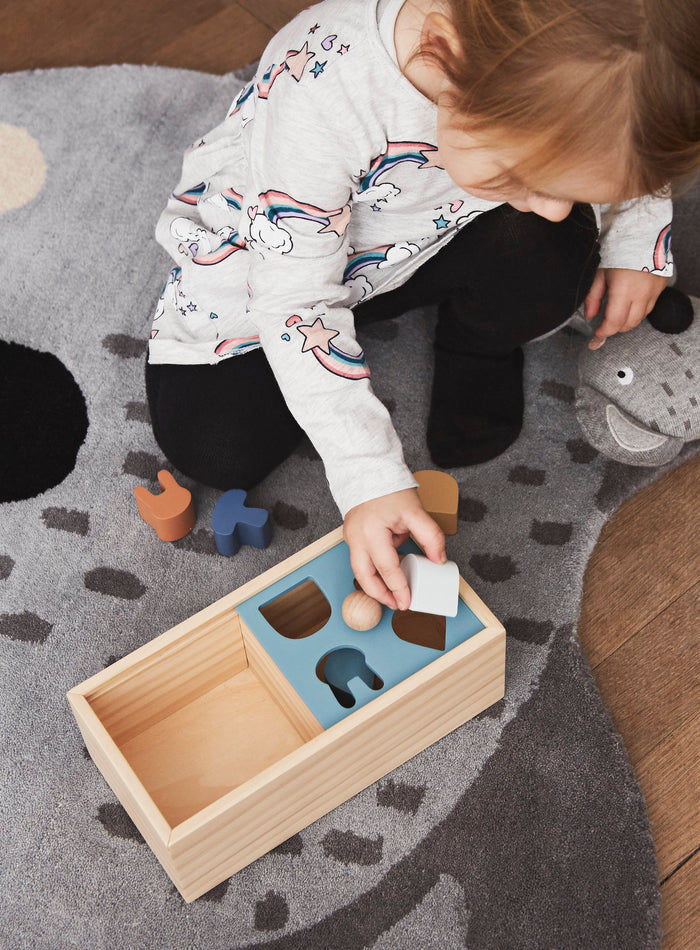 Puzzle Box Holz Mehrfarbig