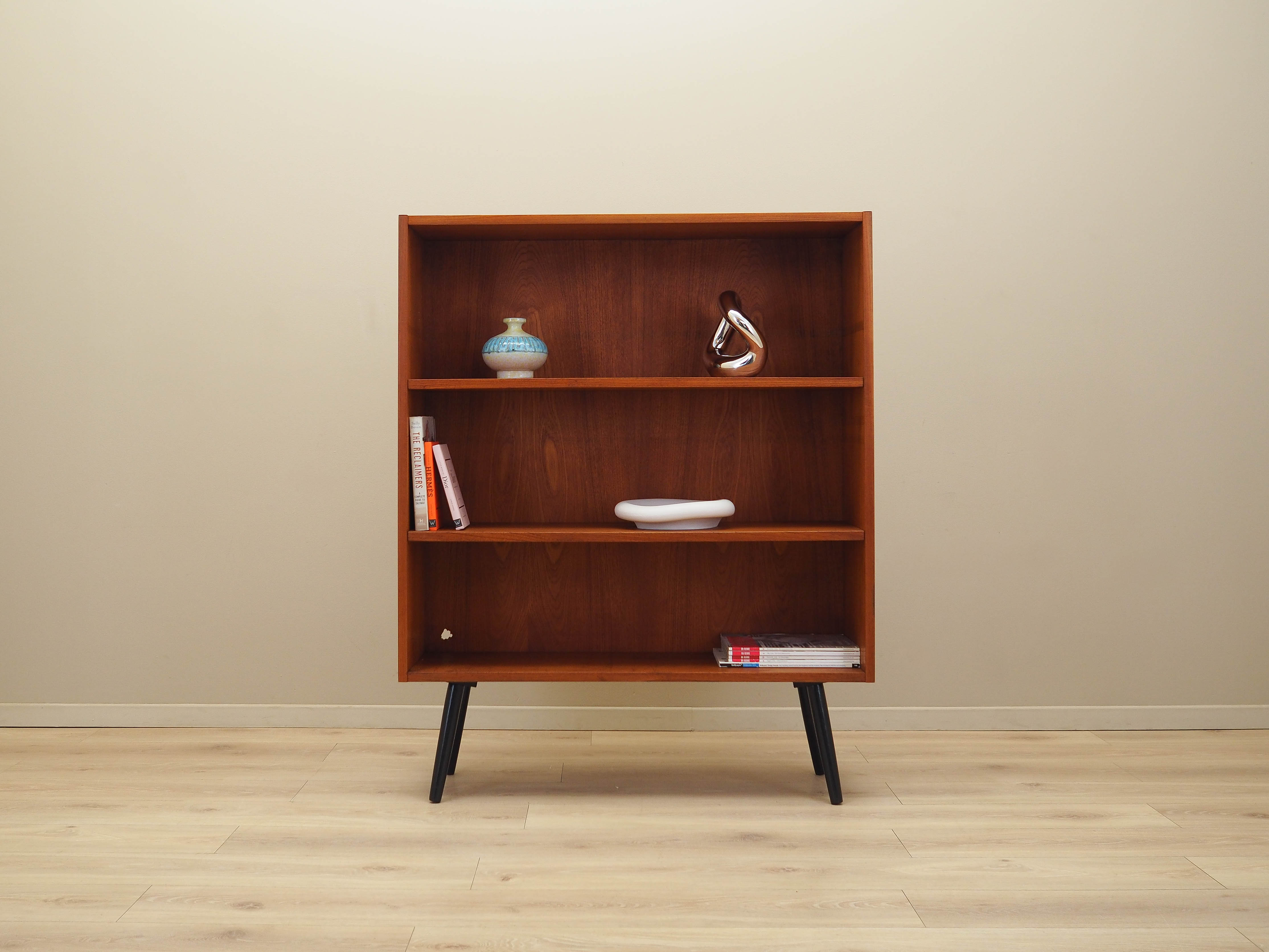 Teak-Bücherregal Braun 1970er Jahre