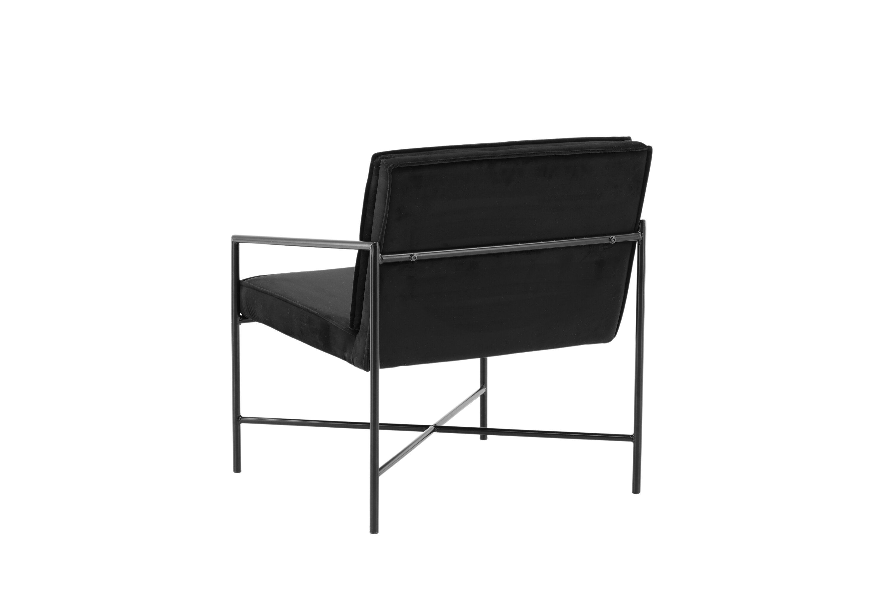 Rakel Armchair Velvet Black
