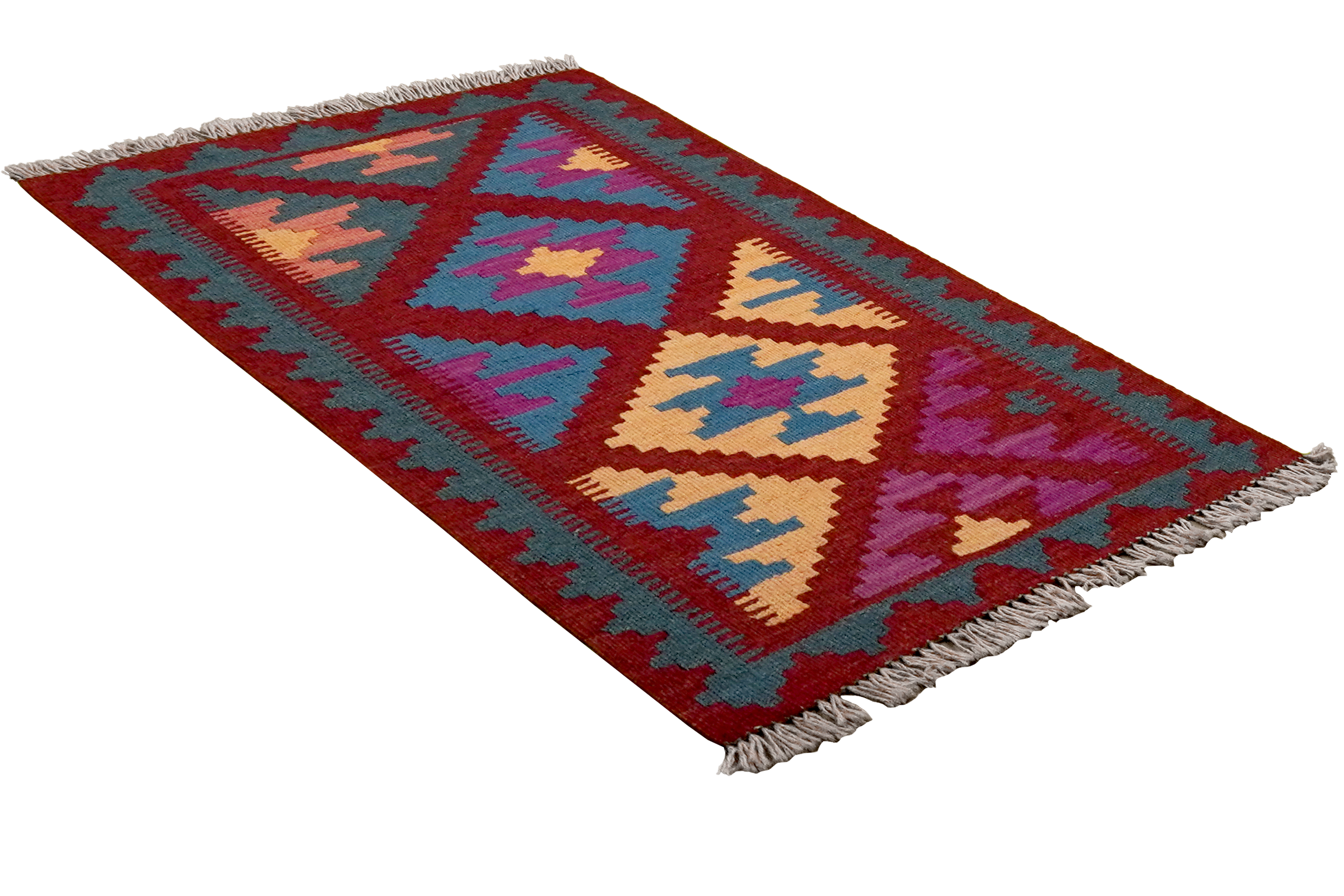 Kilim Gashgai Teppich Mehrfarbig