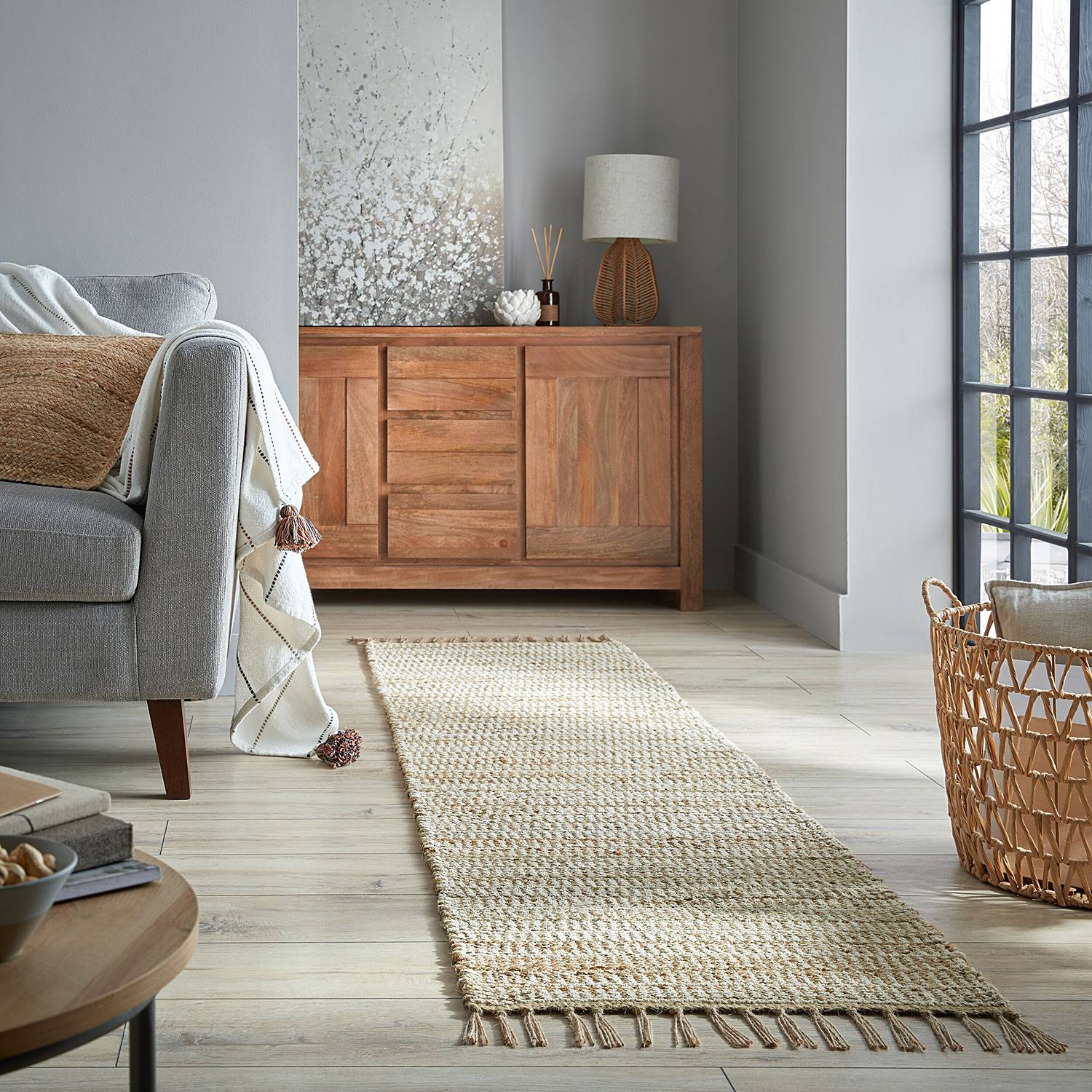 Juteläufer Levi Jute Beige