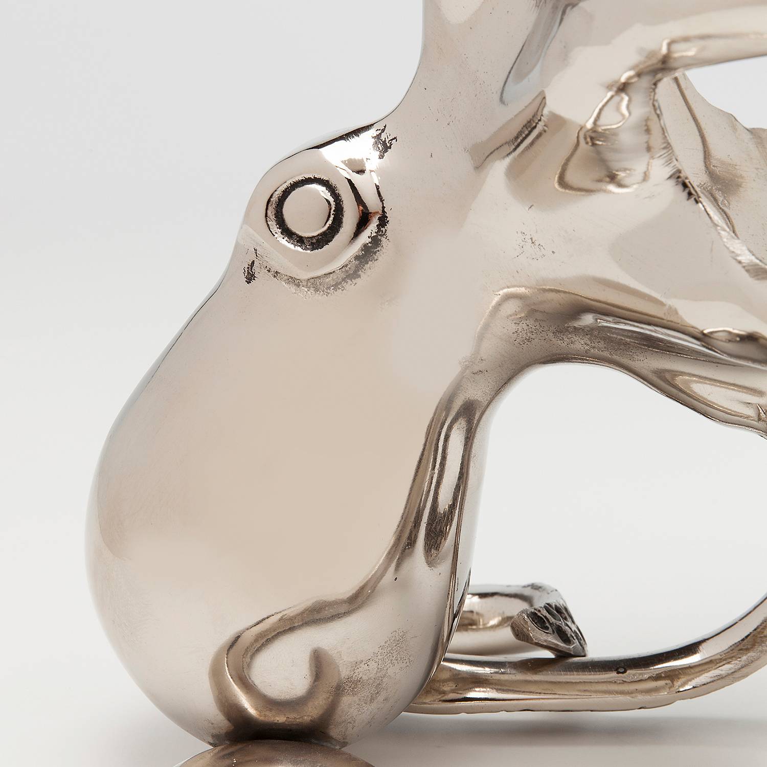 Octopus Flaschenhalter Silber Metall