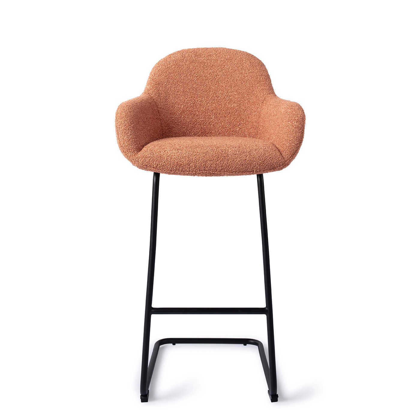 Kushi Barstool Amber Orange