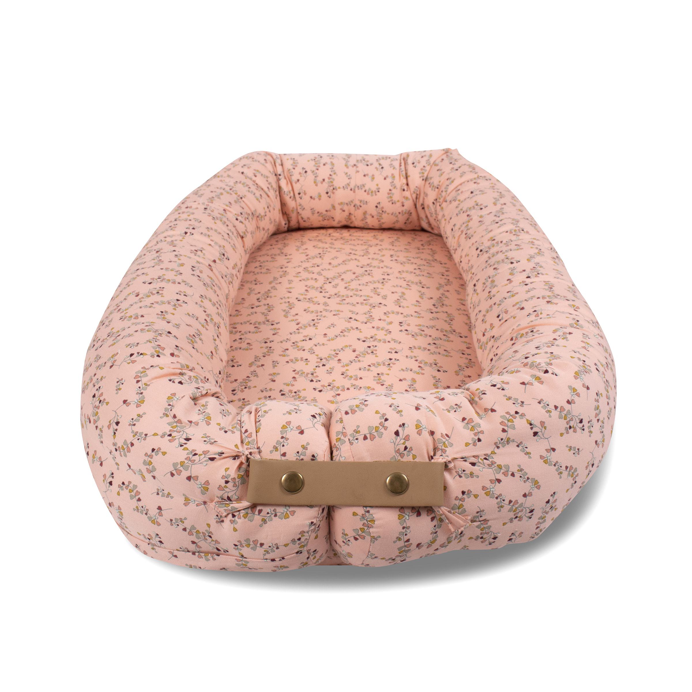 Botanical Love Babynest Bio-Baumwolle Rosa