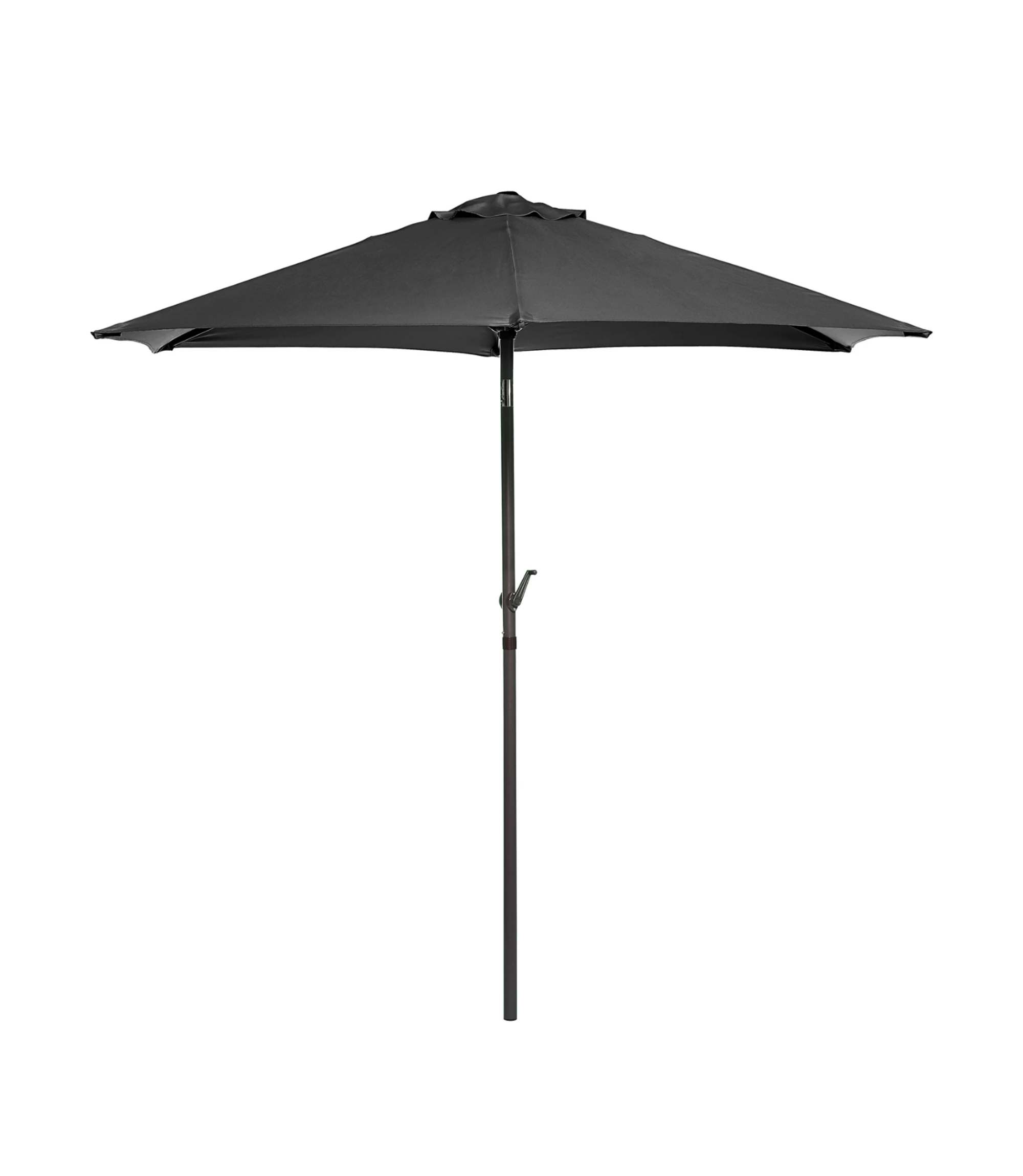 Sonnenschirm Kunstfaser Aluminium Grau