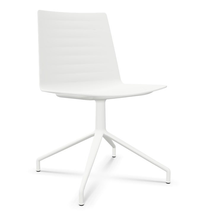 Flex SI1639 Office Chair Swivel Chair Aluminum White