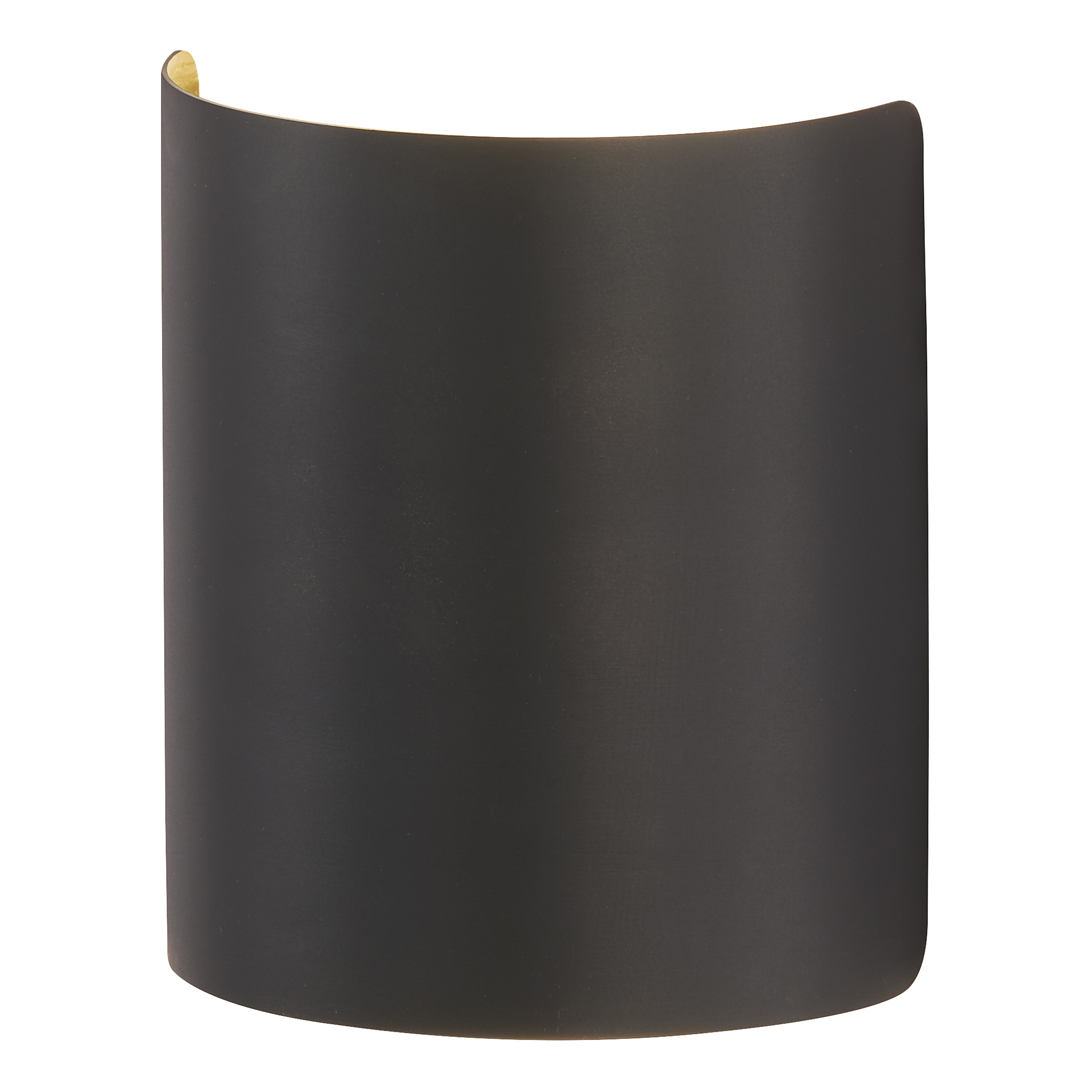 LED wall lamp Halv Black