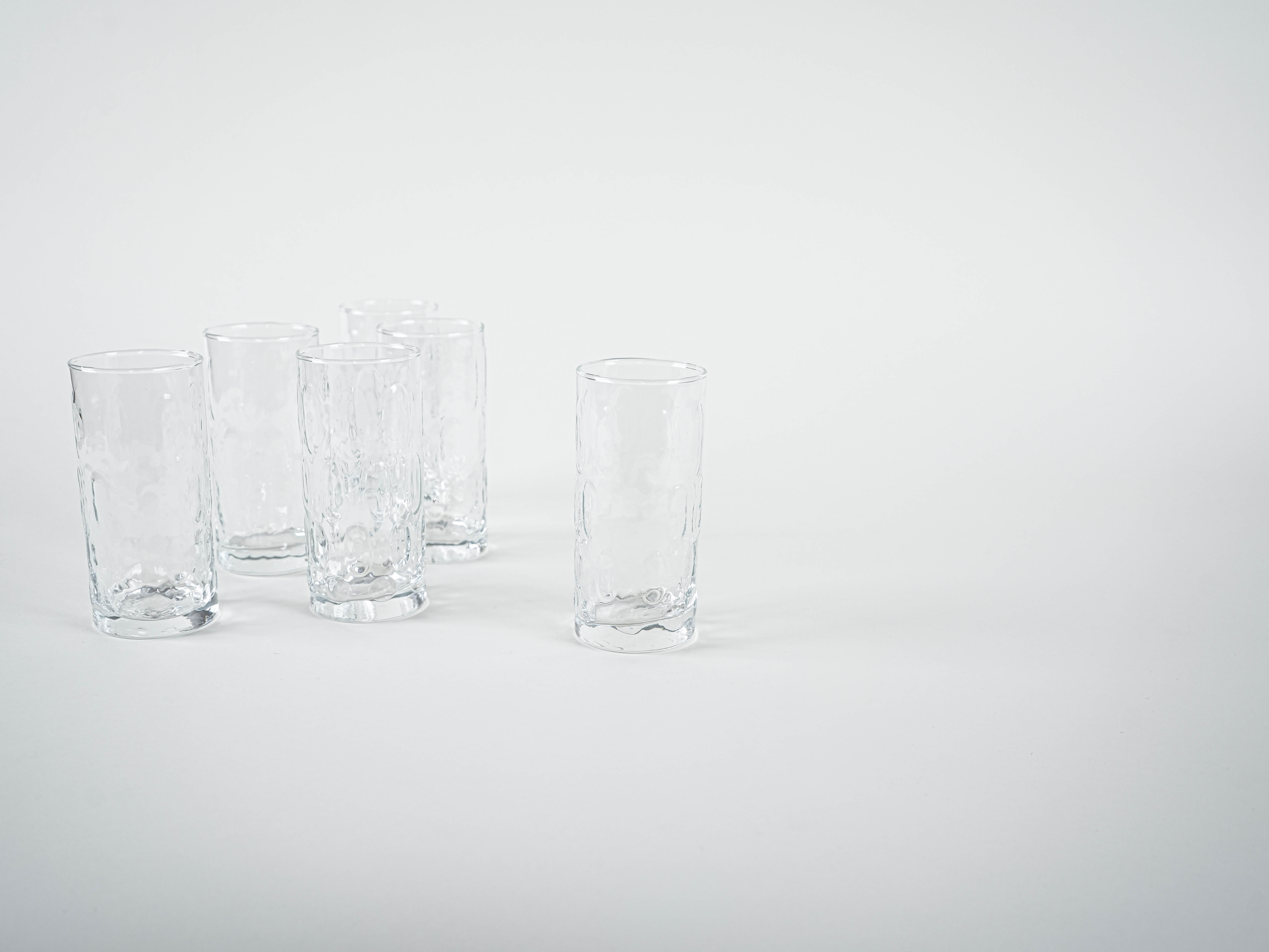 Set of six glasses 1970s