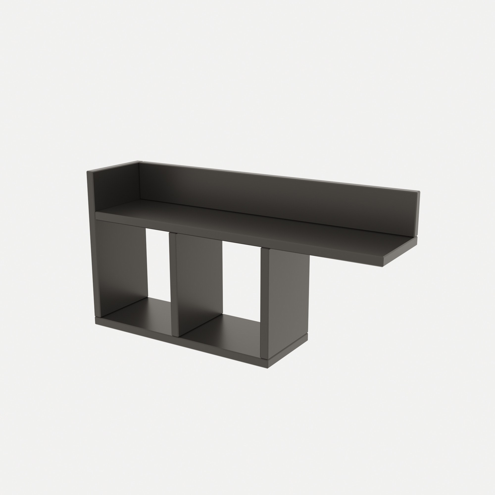 Room Wall shelf Wood veneer Anthracite