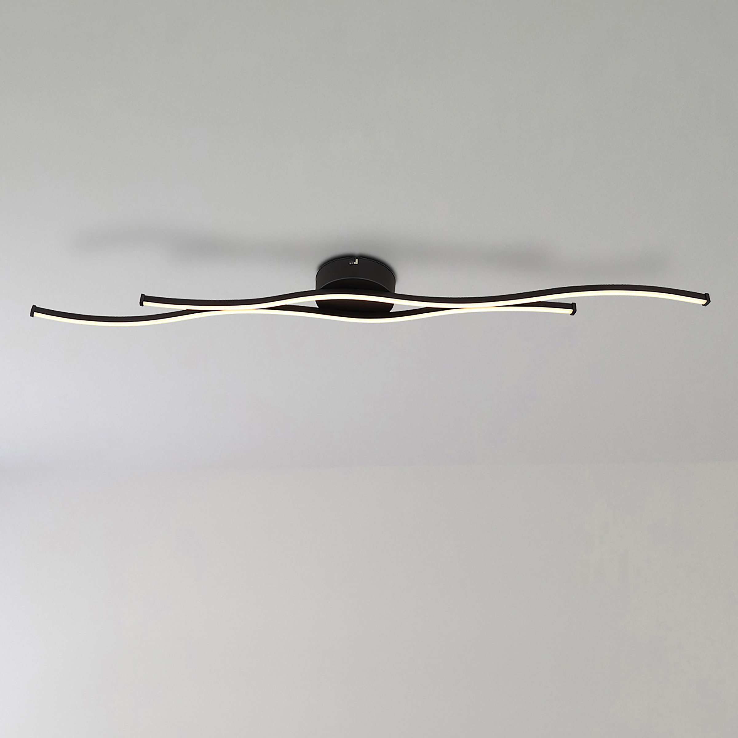 LED Ceiling Light Boyd 1-Light Acrylic Glass Iron 110 cm