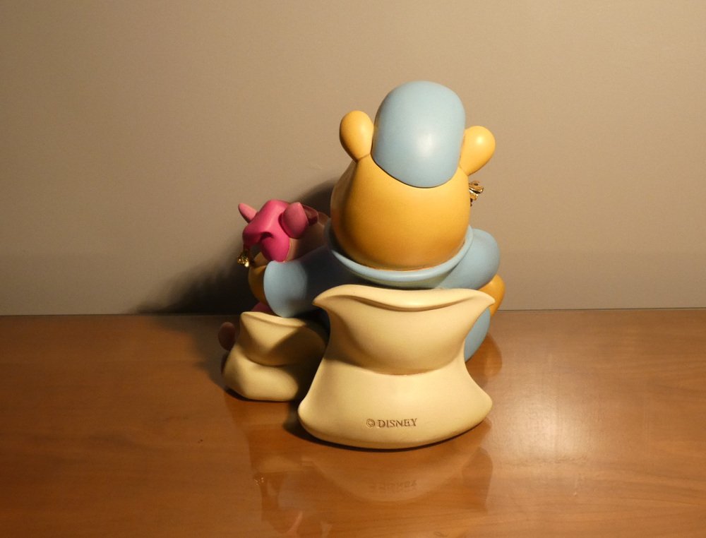  Figur Winnie Puuh & Ferkel Kunstharz Keramik 2000er Jahre