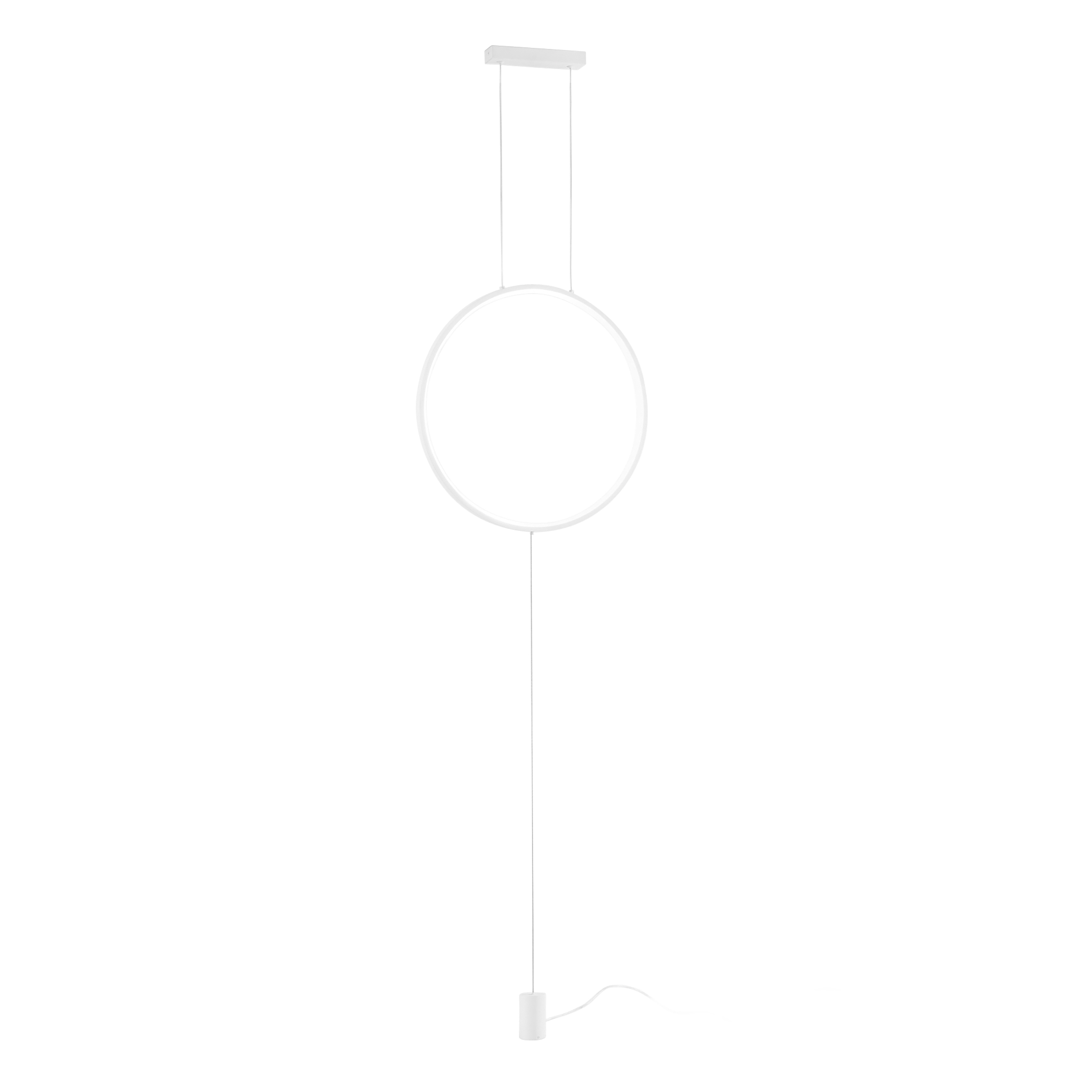 1-Flammig Portal LED-Stehleuchte Aluminium Weiß