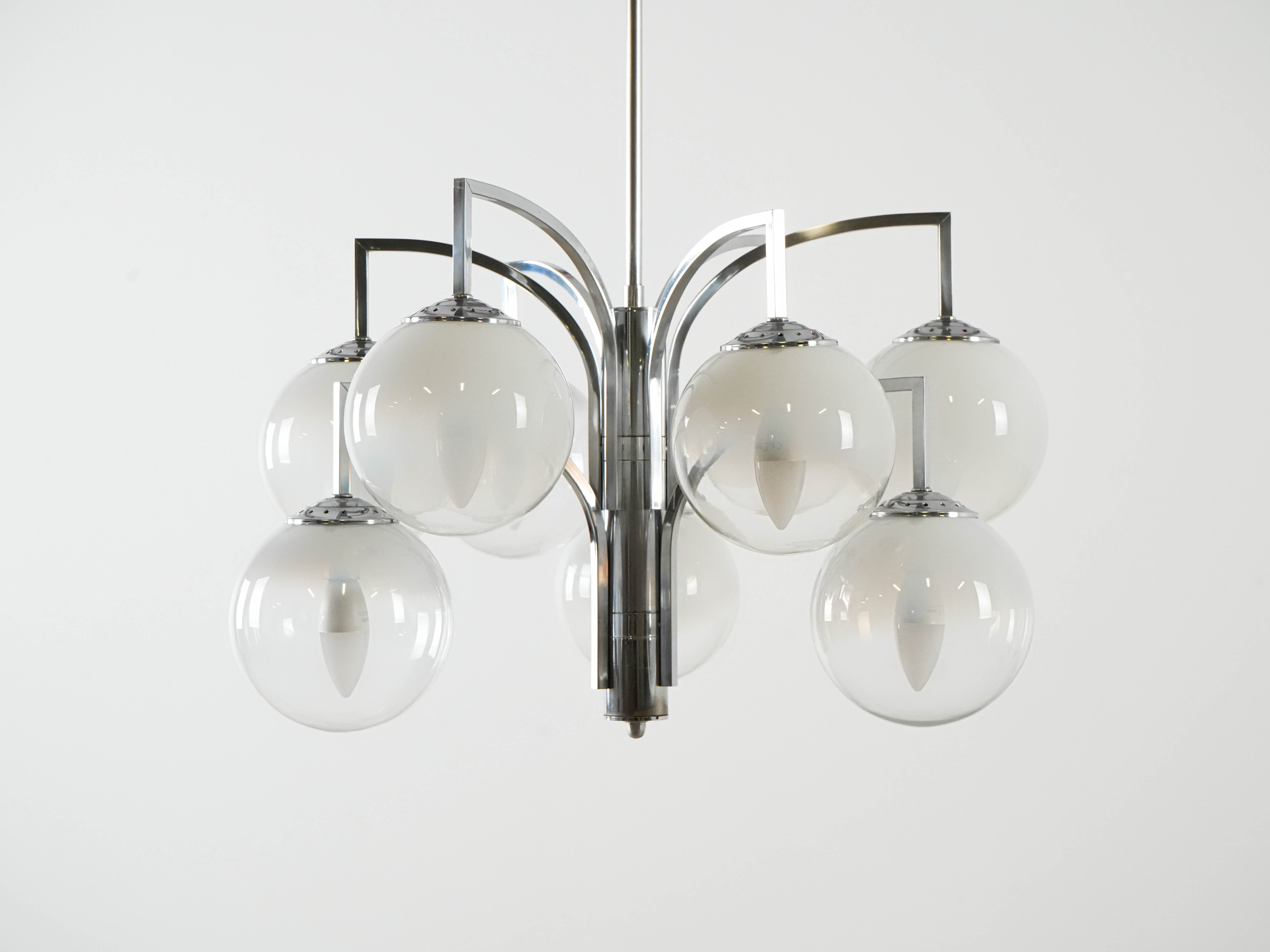 Kronleuchter Muranoglas 1970er Jahre