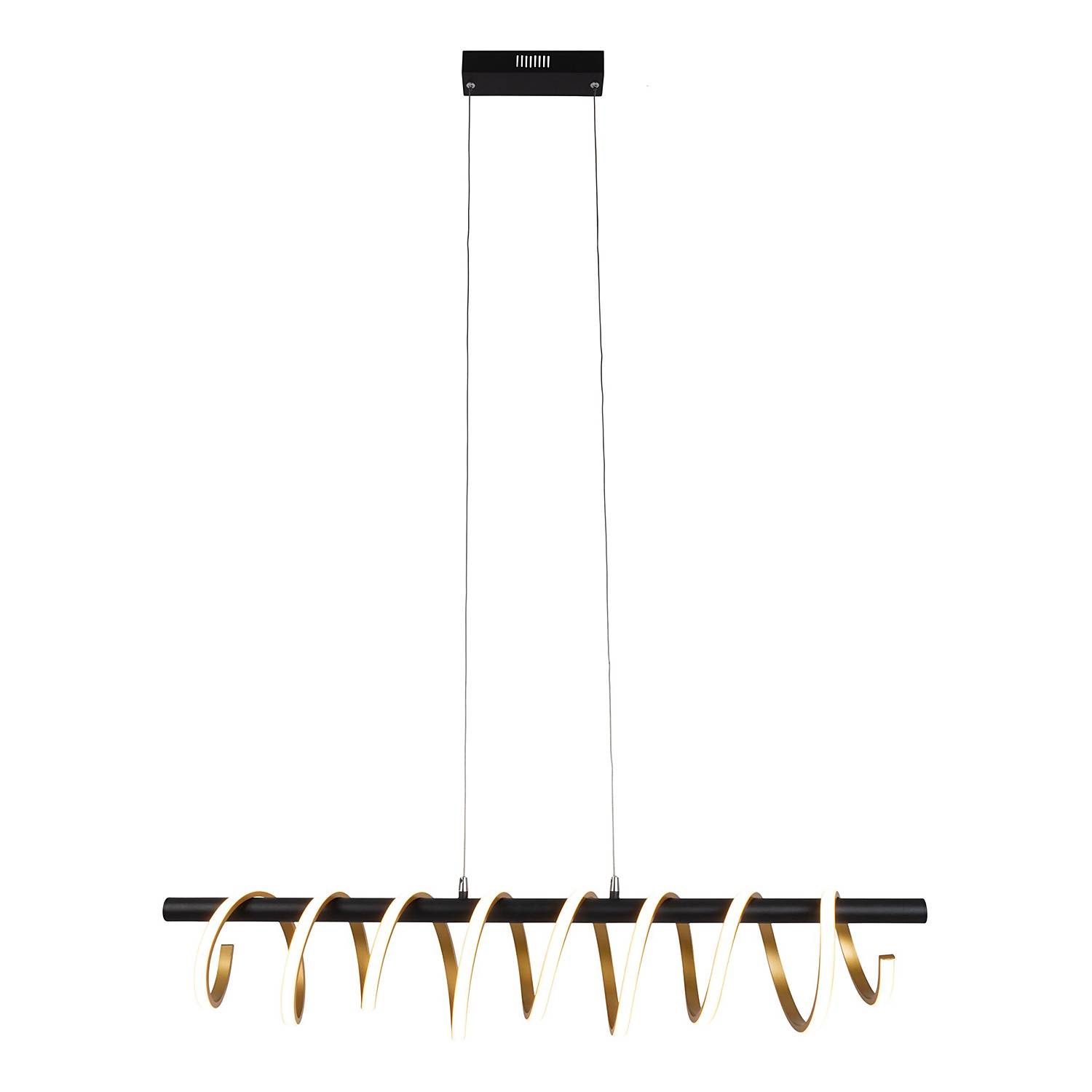 1-Flammig Belleza LED Pendant Light Iron Acrylic Glass Gold