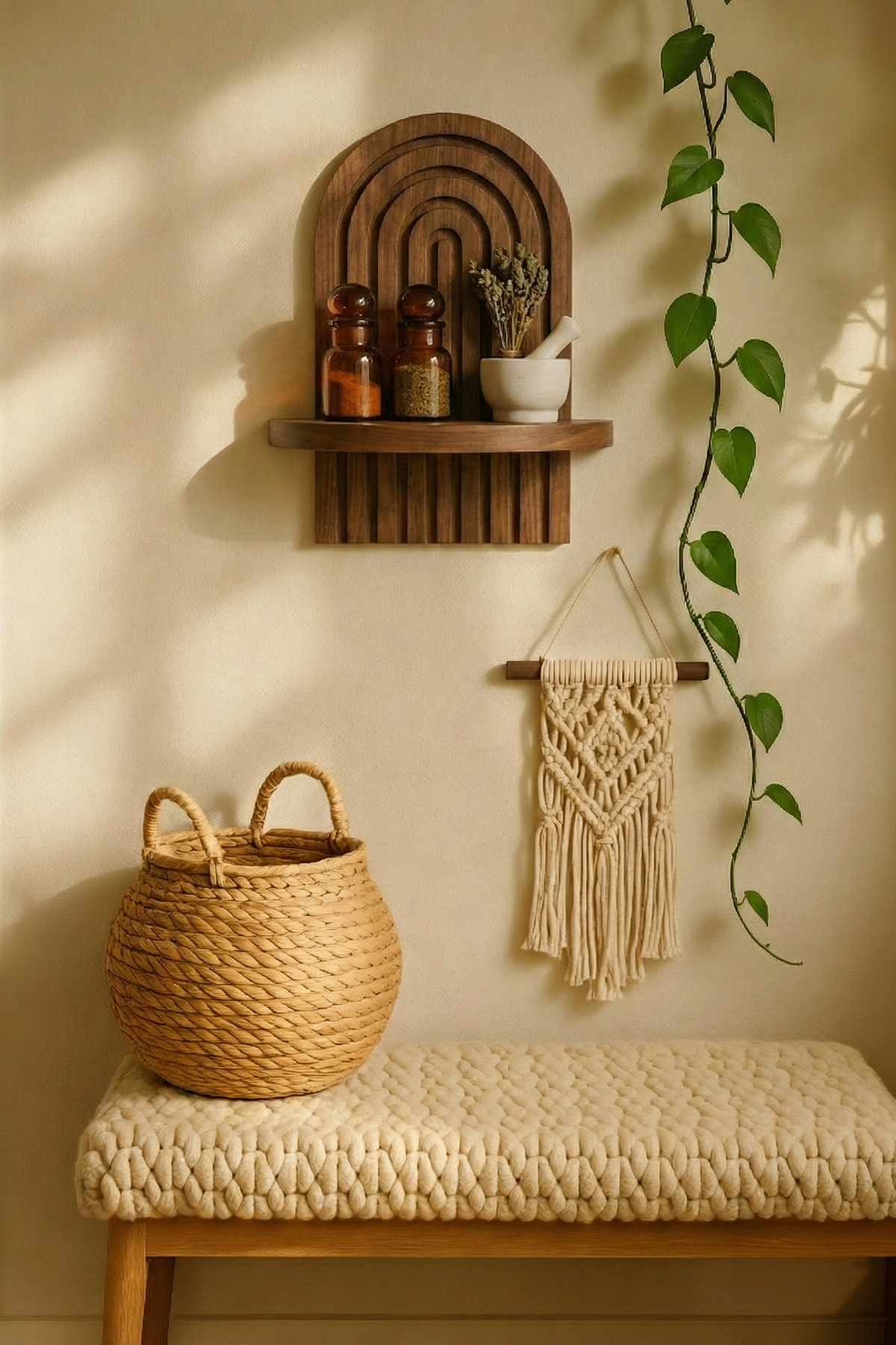Artmtkwll1 Shelf Brown