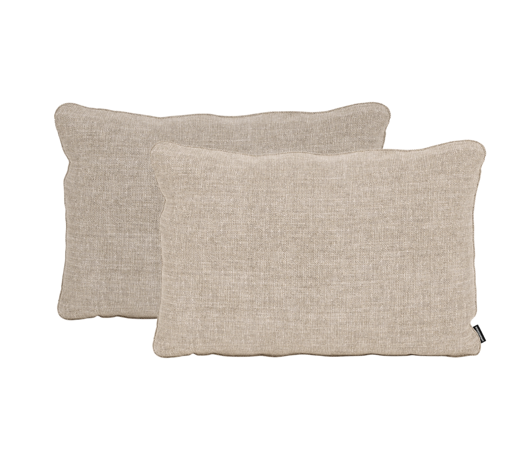 Posh Kissen Vega Cream mit Daunenfüllung 40 x 60 cm