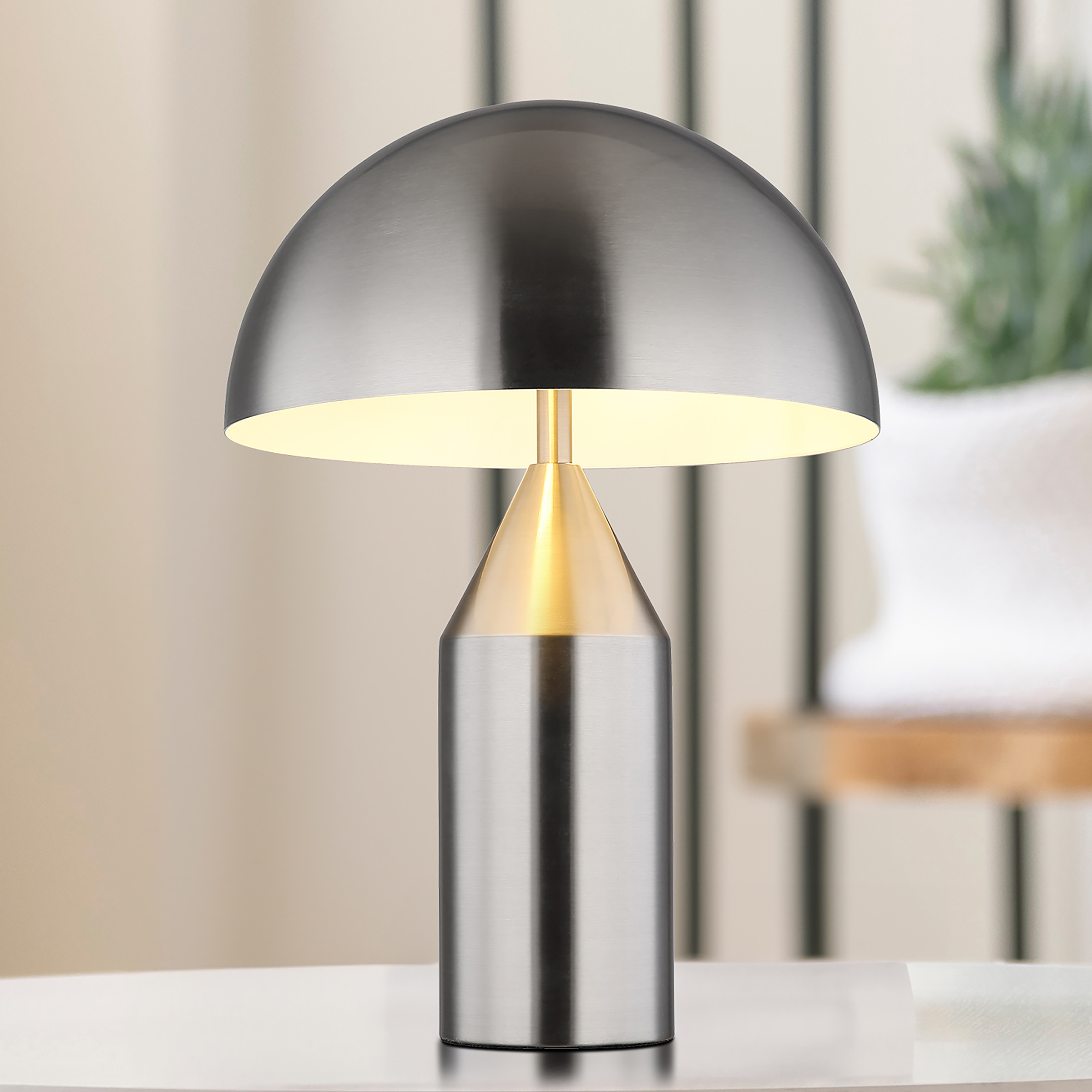 Atoma Tischleuchte Eisen 2-flammig
