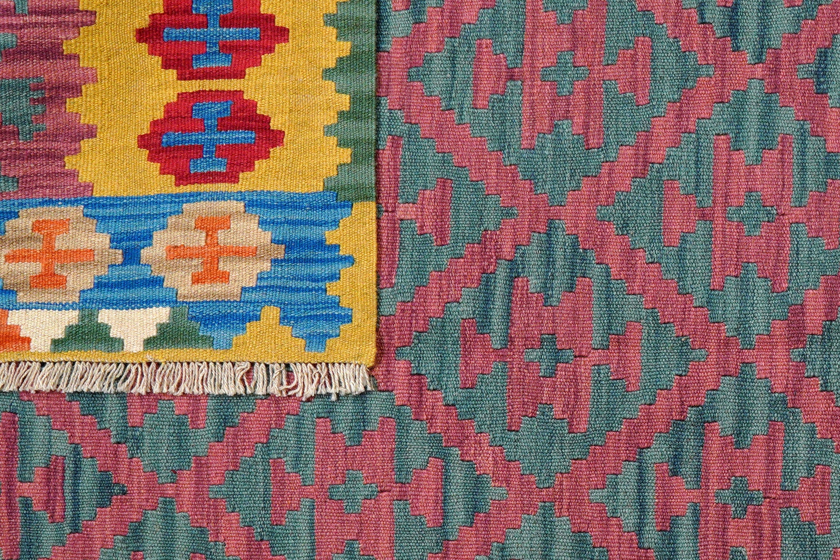 Kilim Gashgai Teppich Mehrfarbig