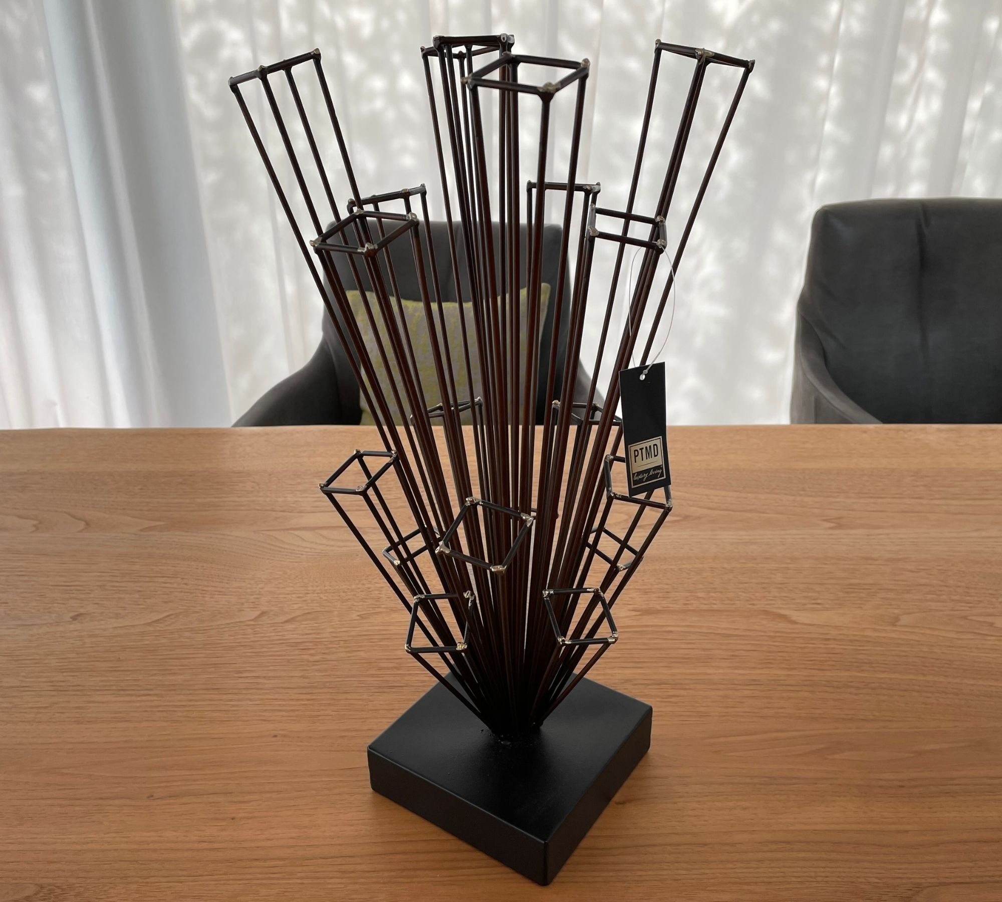 Designobjekt Metall Schwarz