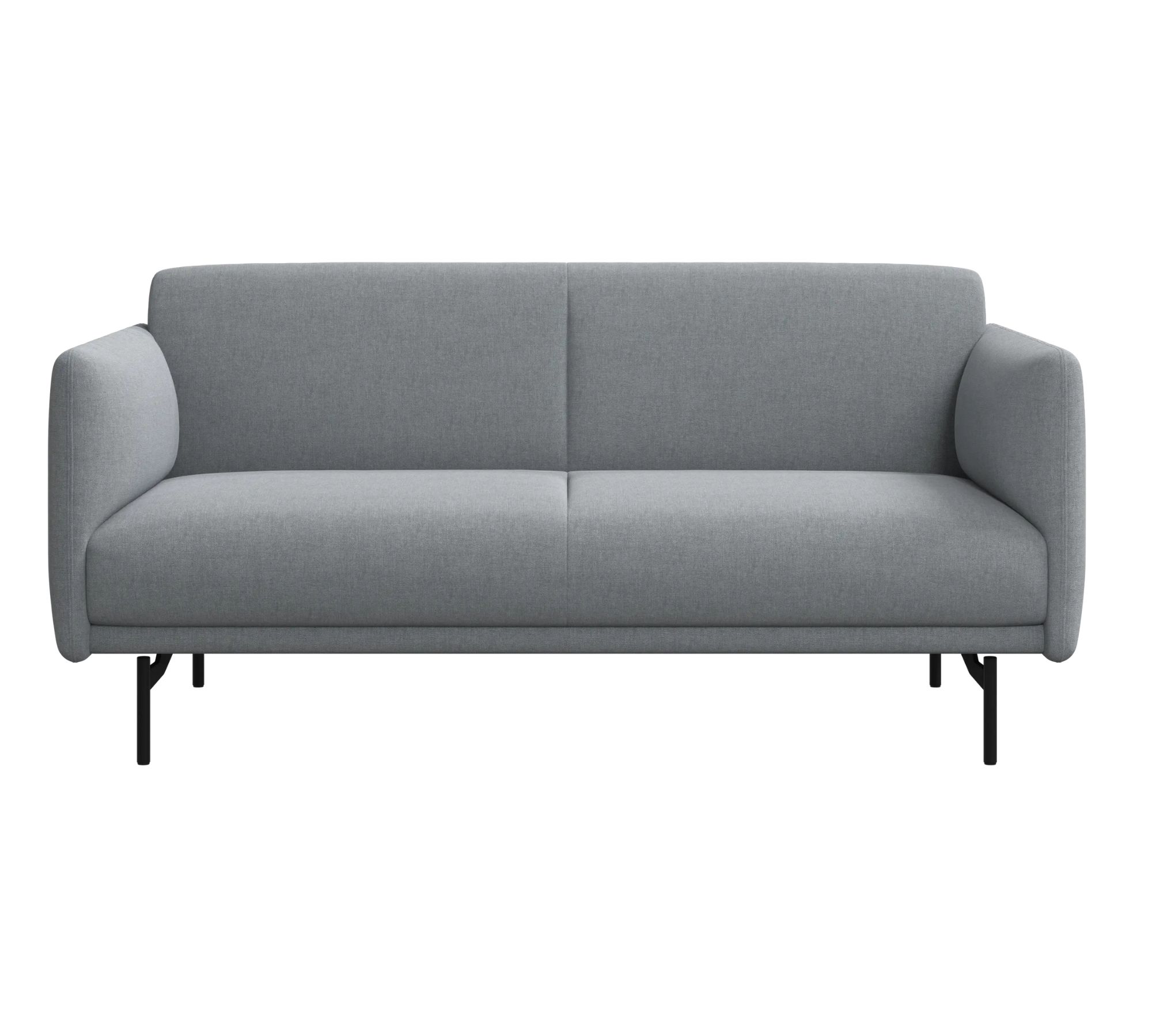 Berne Sofa 2-Sitzer Frisco-Stoff Hellgrau