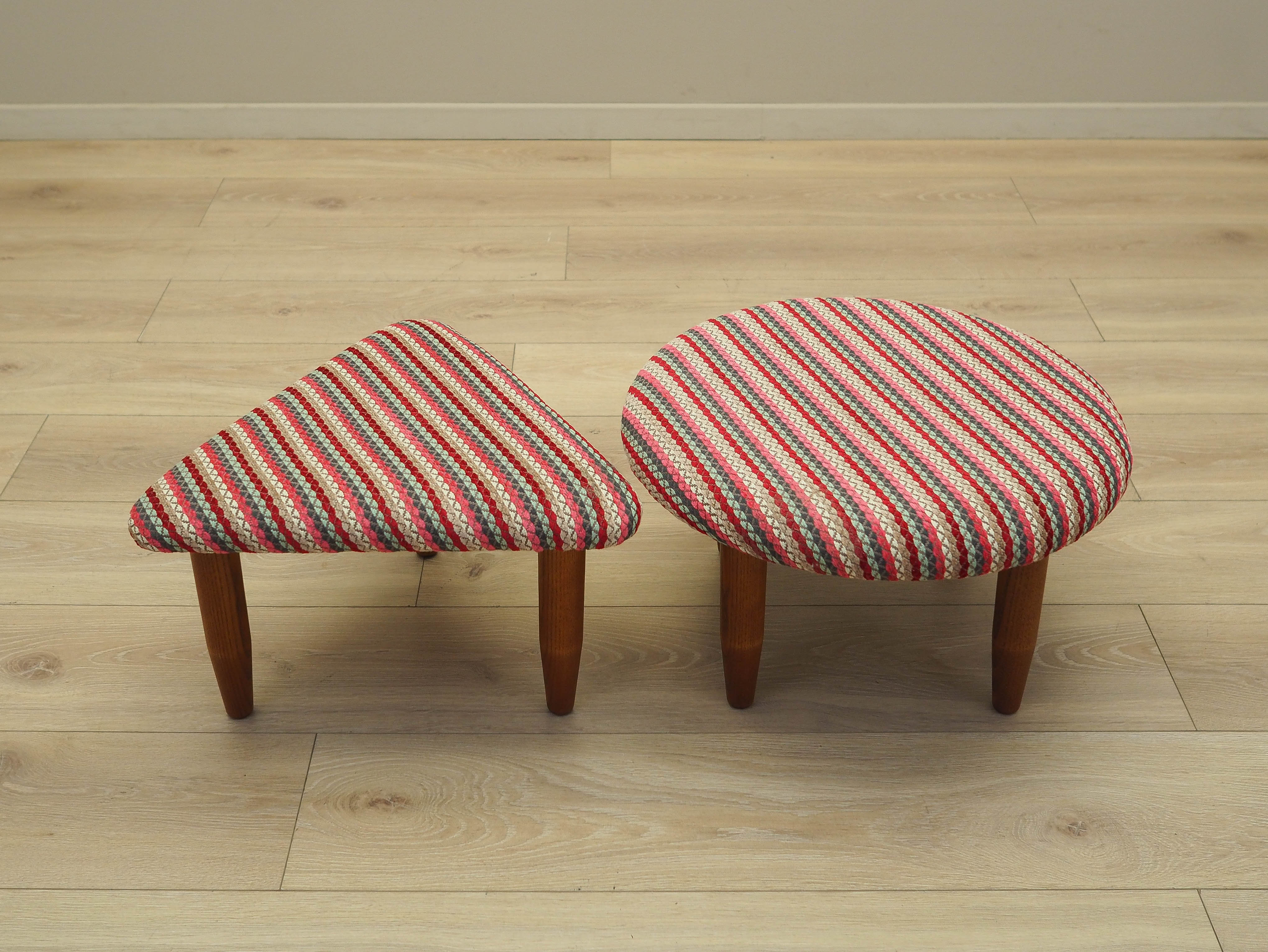 Ottoman Set 2-Piece Brown 1990s