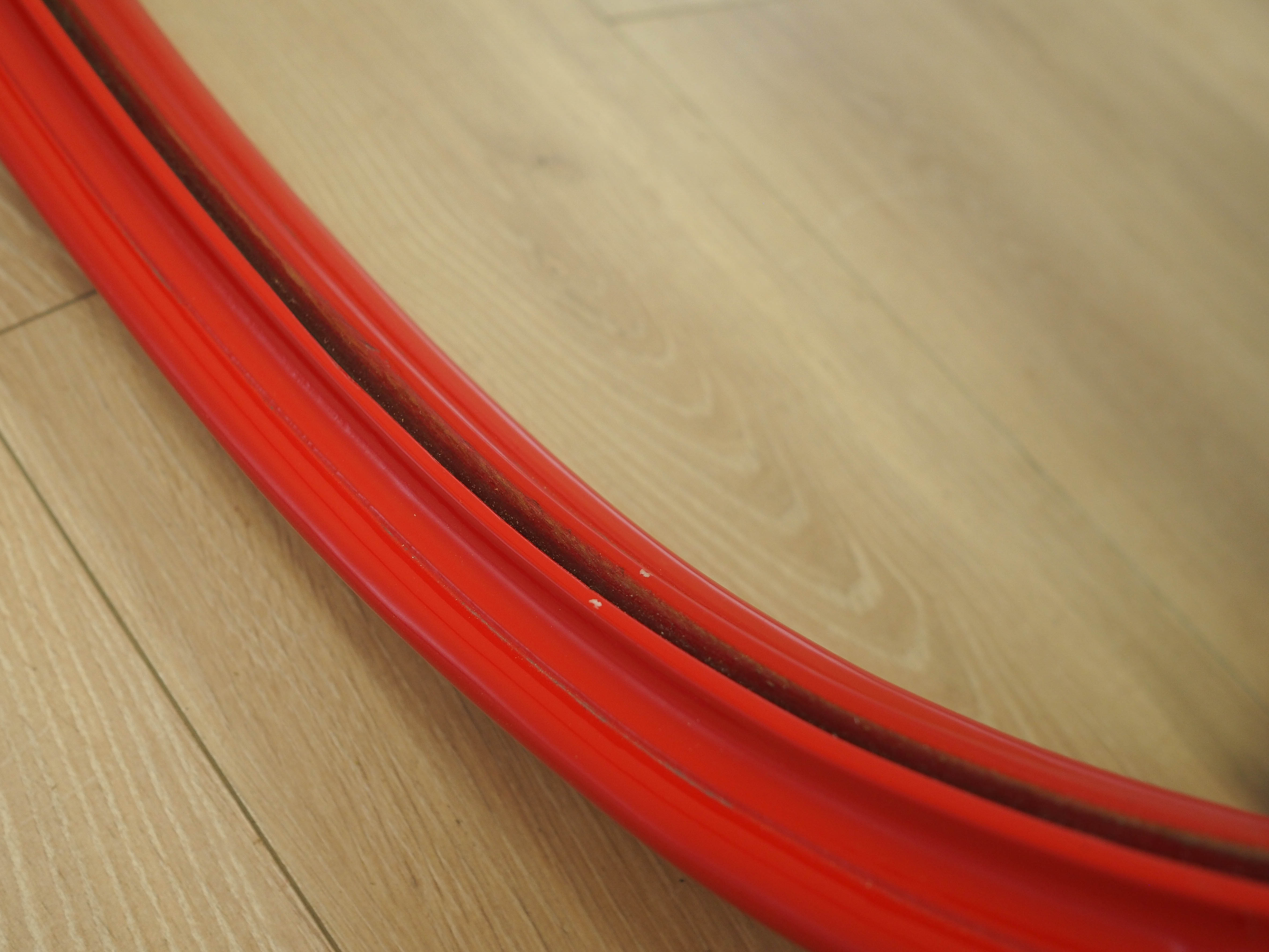 Mirror 1970s Red