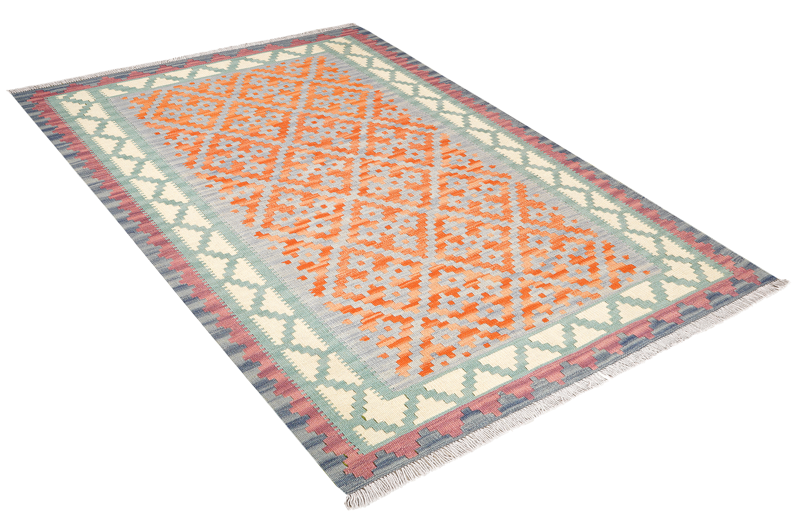 Kelim Gashgai Wool Multicolored