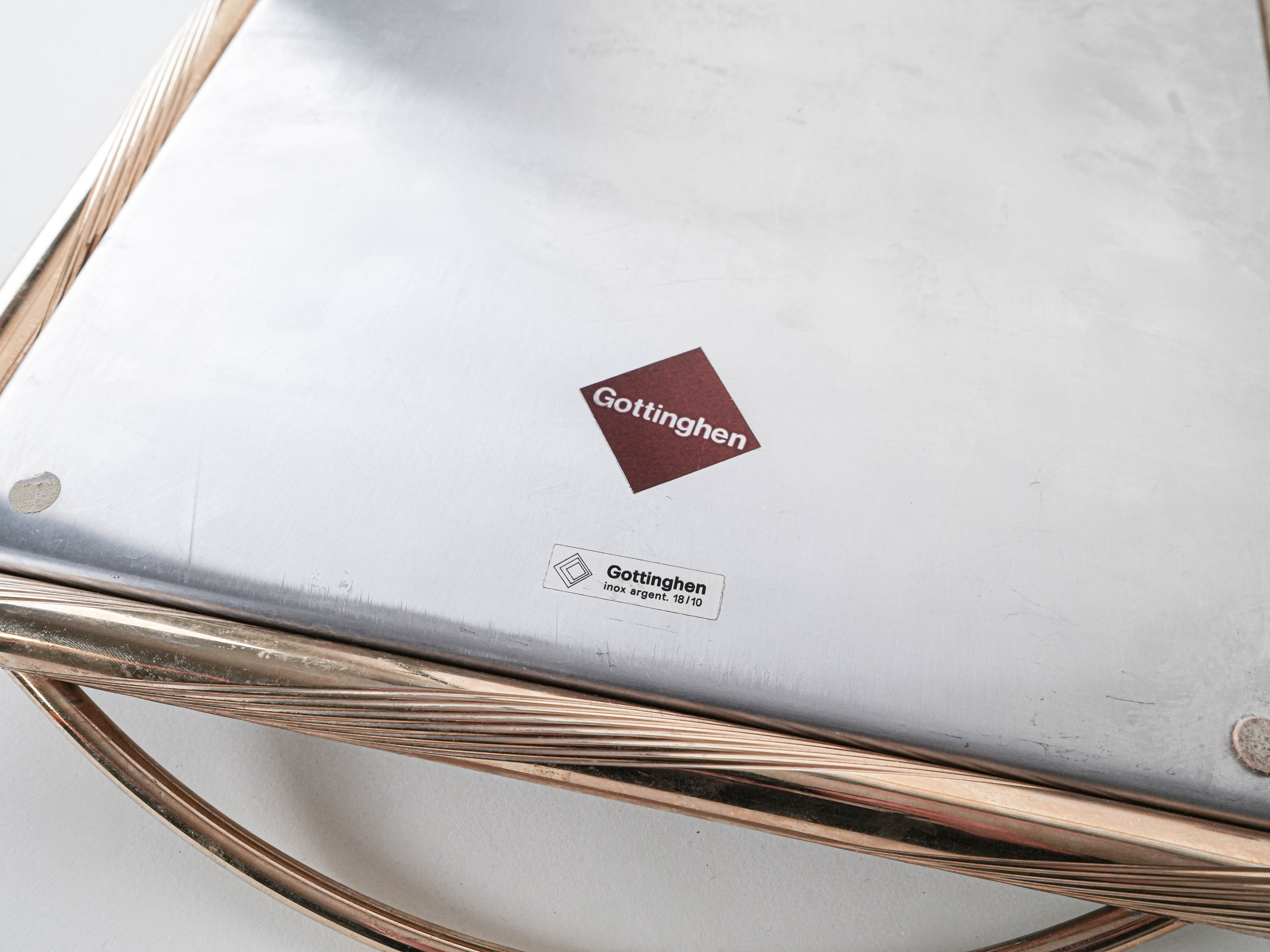 Stainless steel tray silver