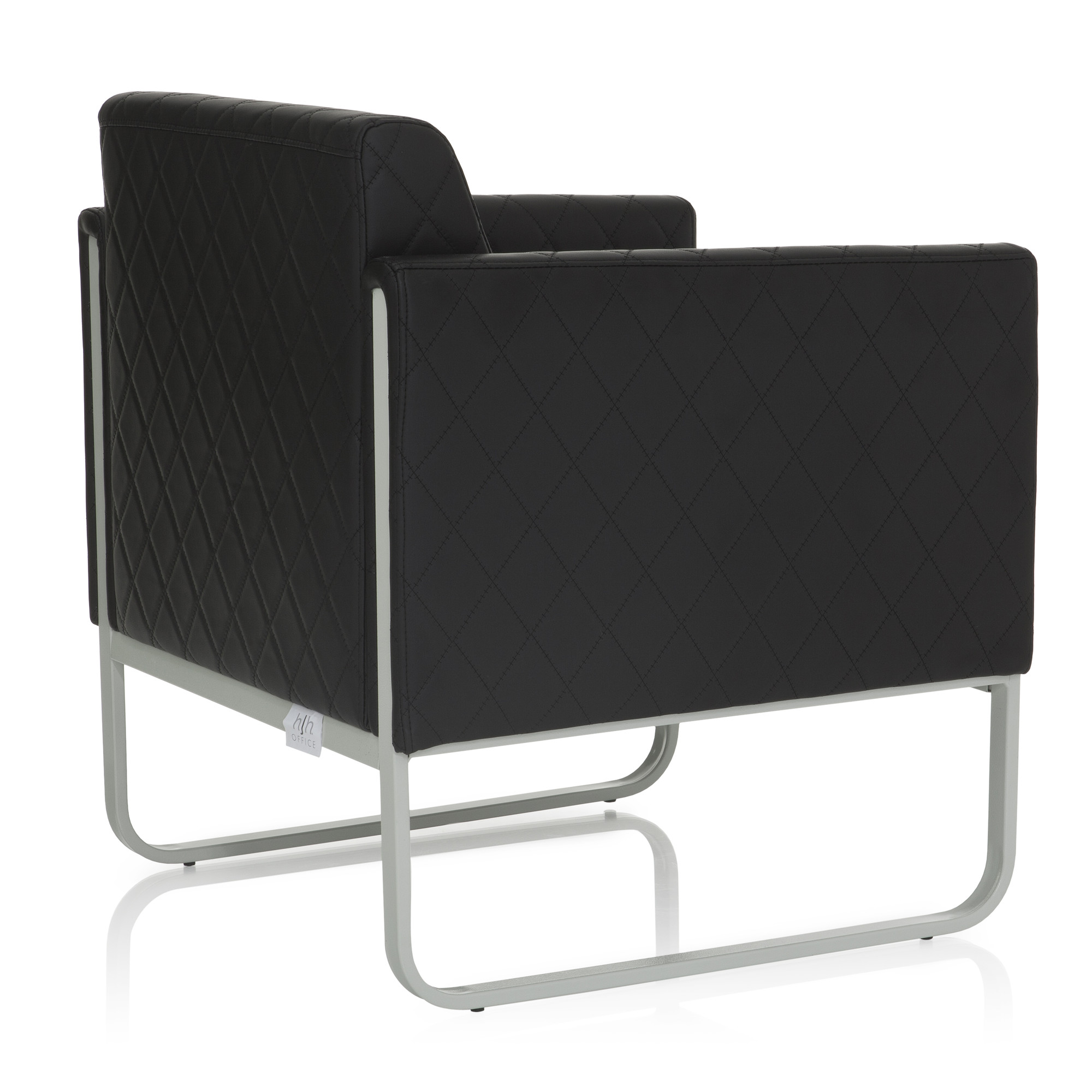 Aruba Armchair Faux Leather Black